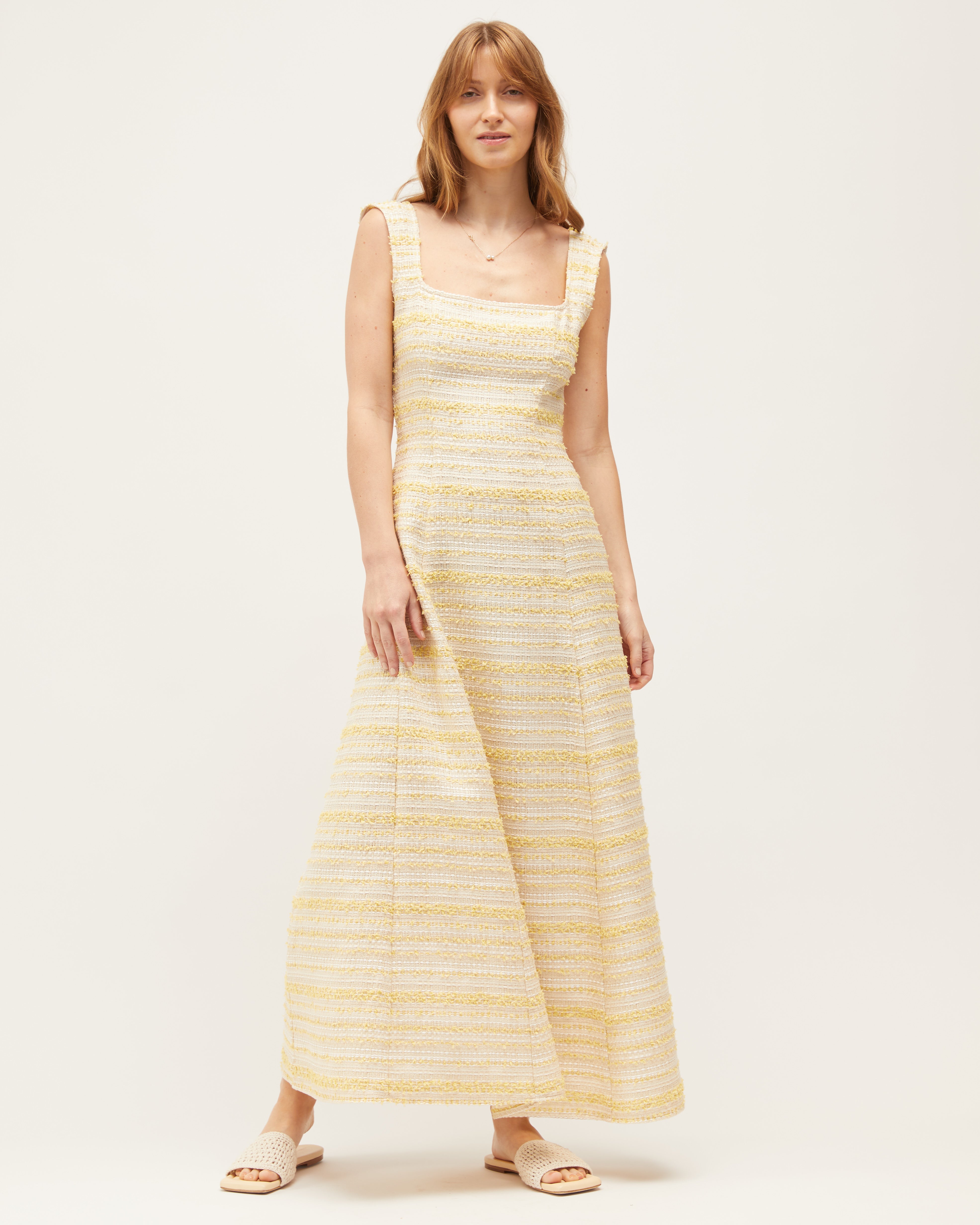 Naia Dress | Black/Ivory $690
