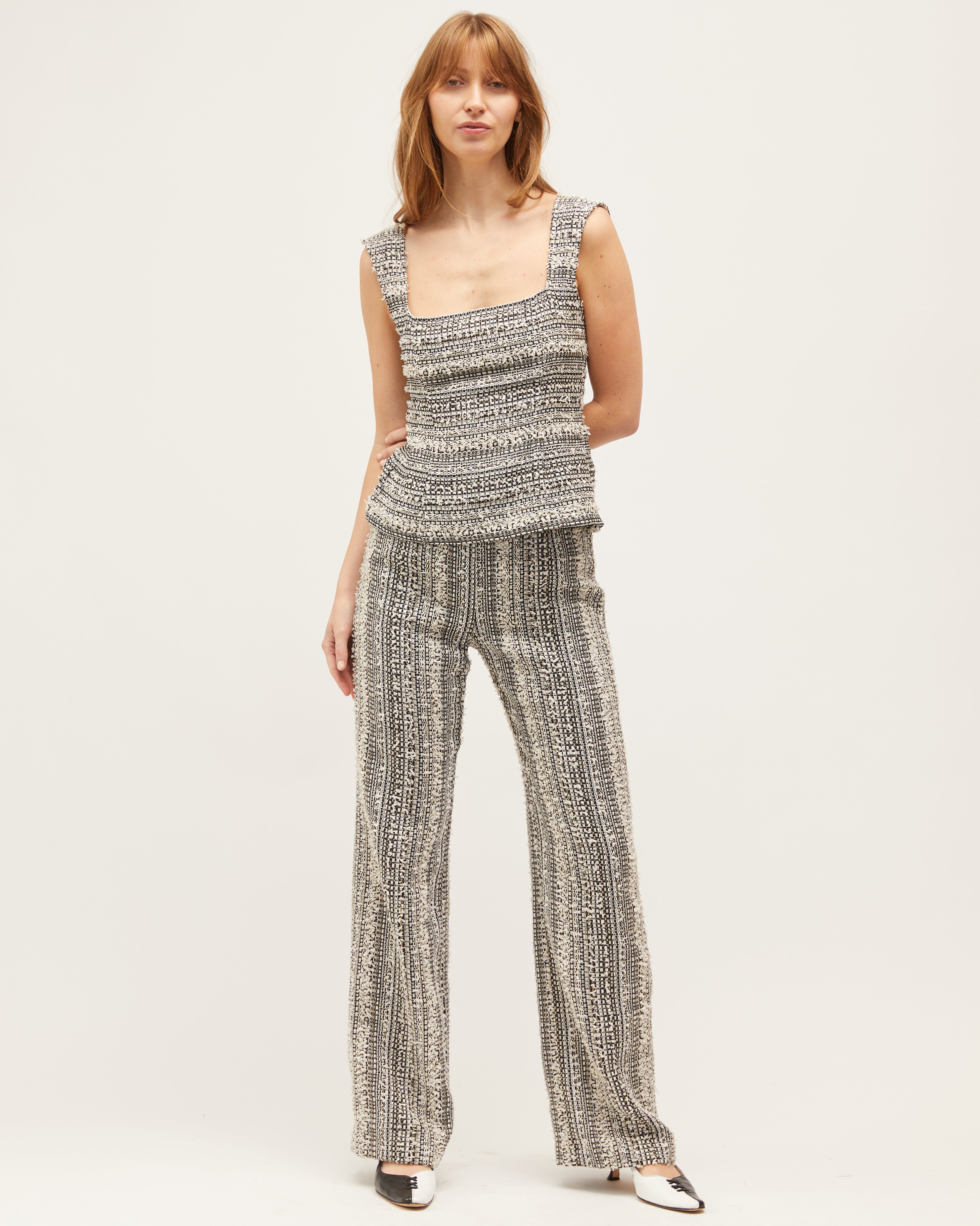 Naia Cami | Black/Ivory $289