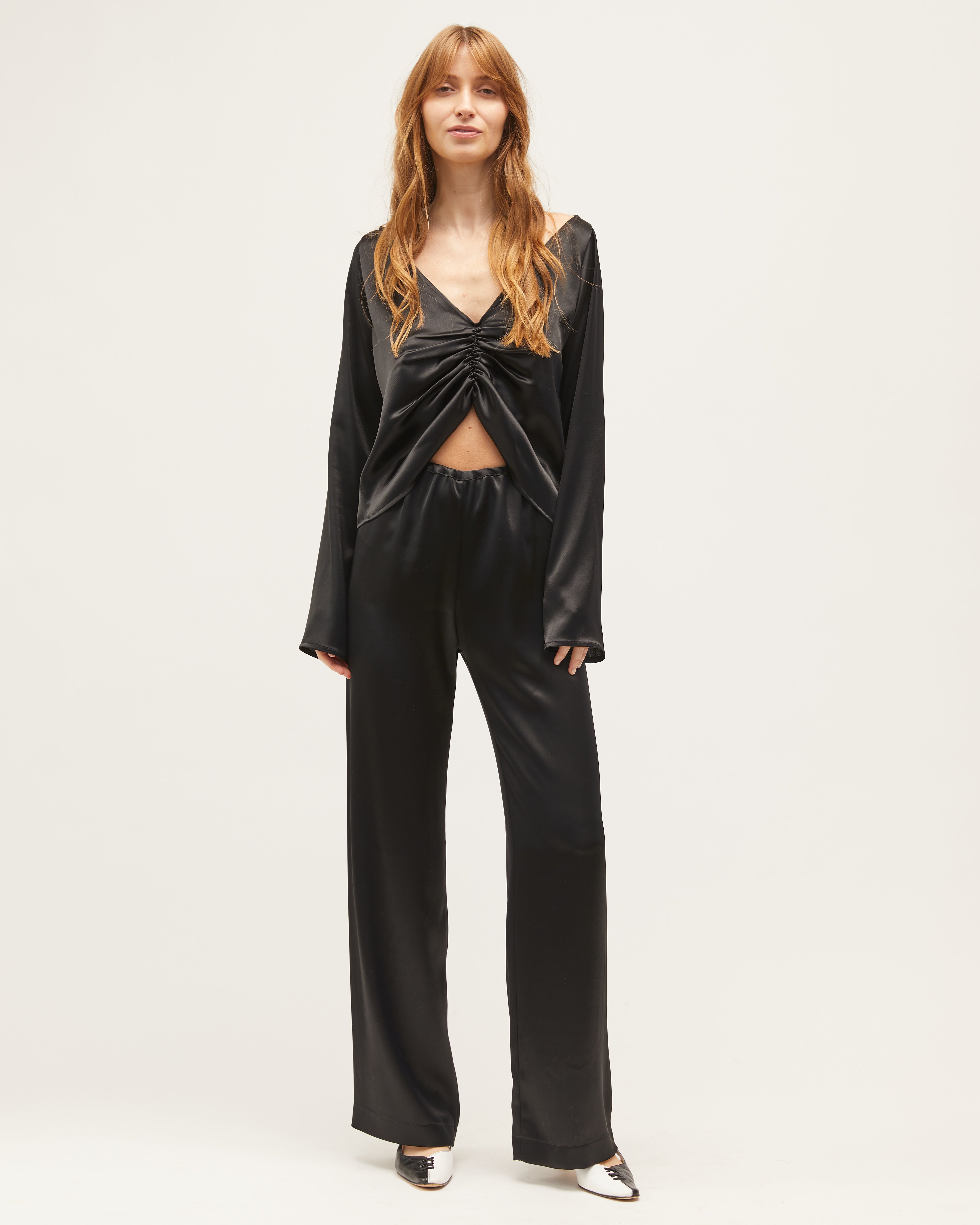 Melissa Pant | Black & Ivory $255