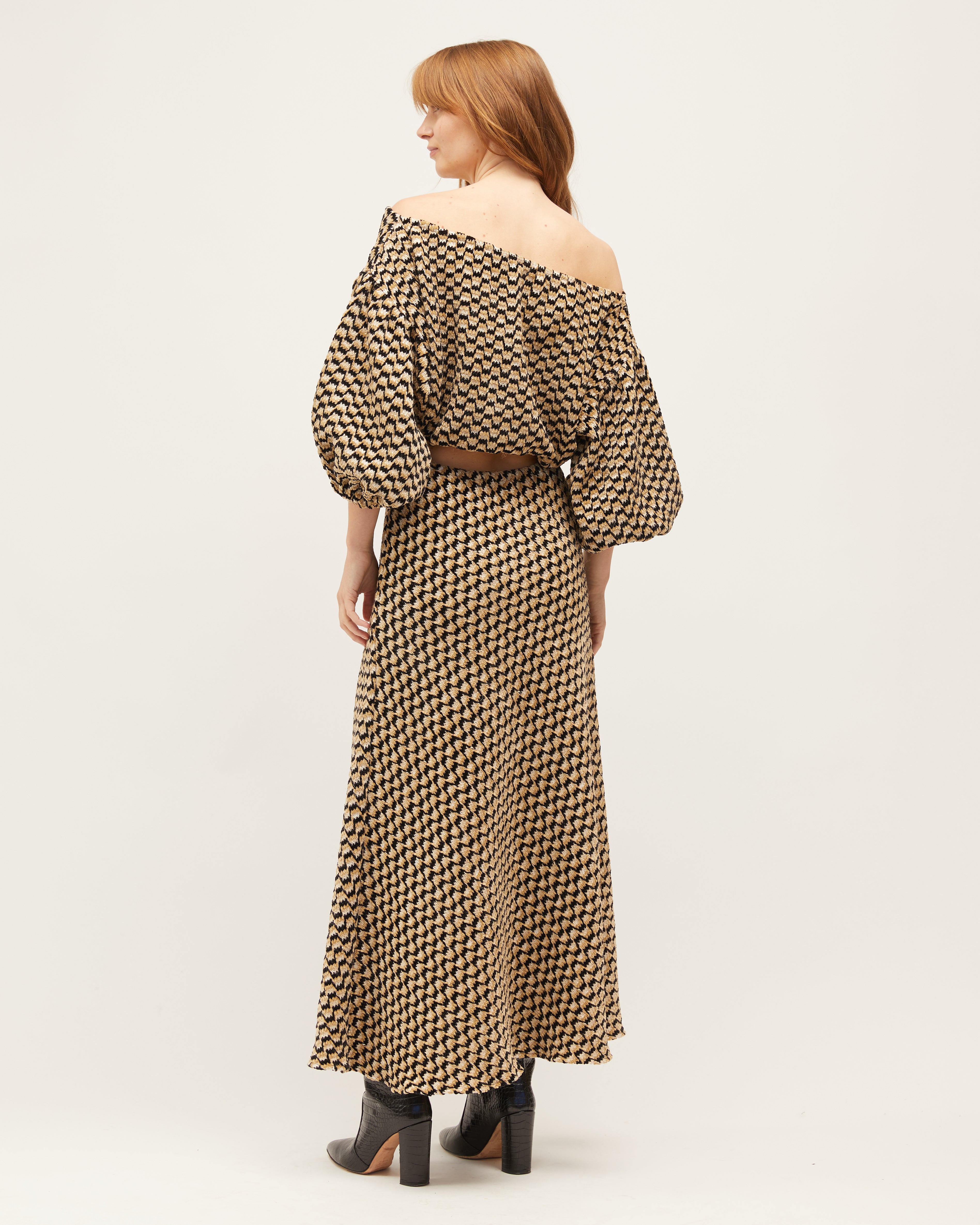 Louie Crop | Zig-Zag Velvet $269