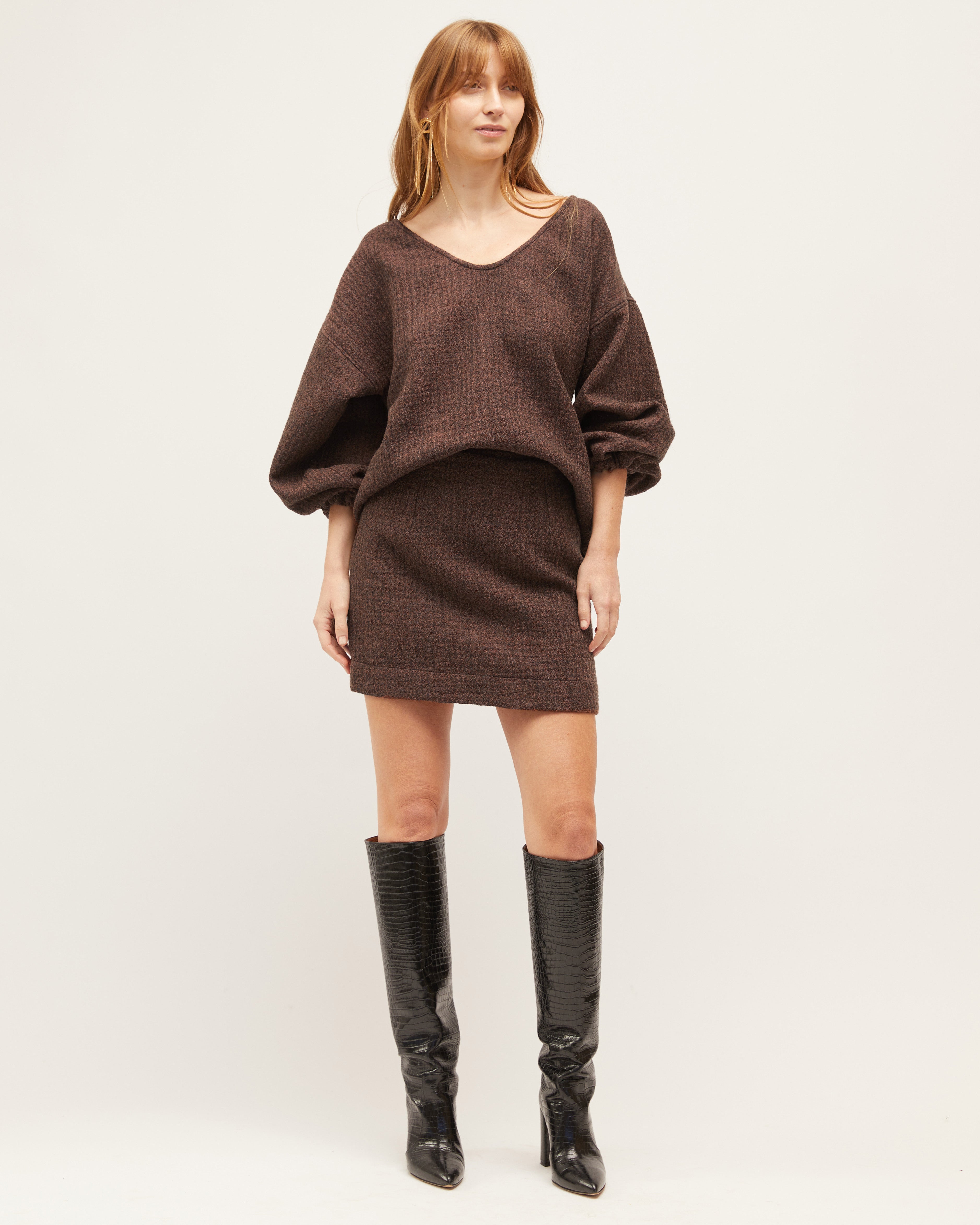 Minka Jumper | Woollen Double Gauze $365