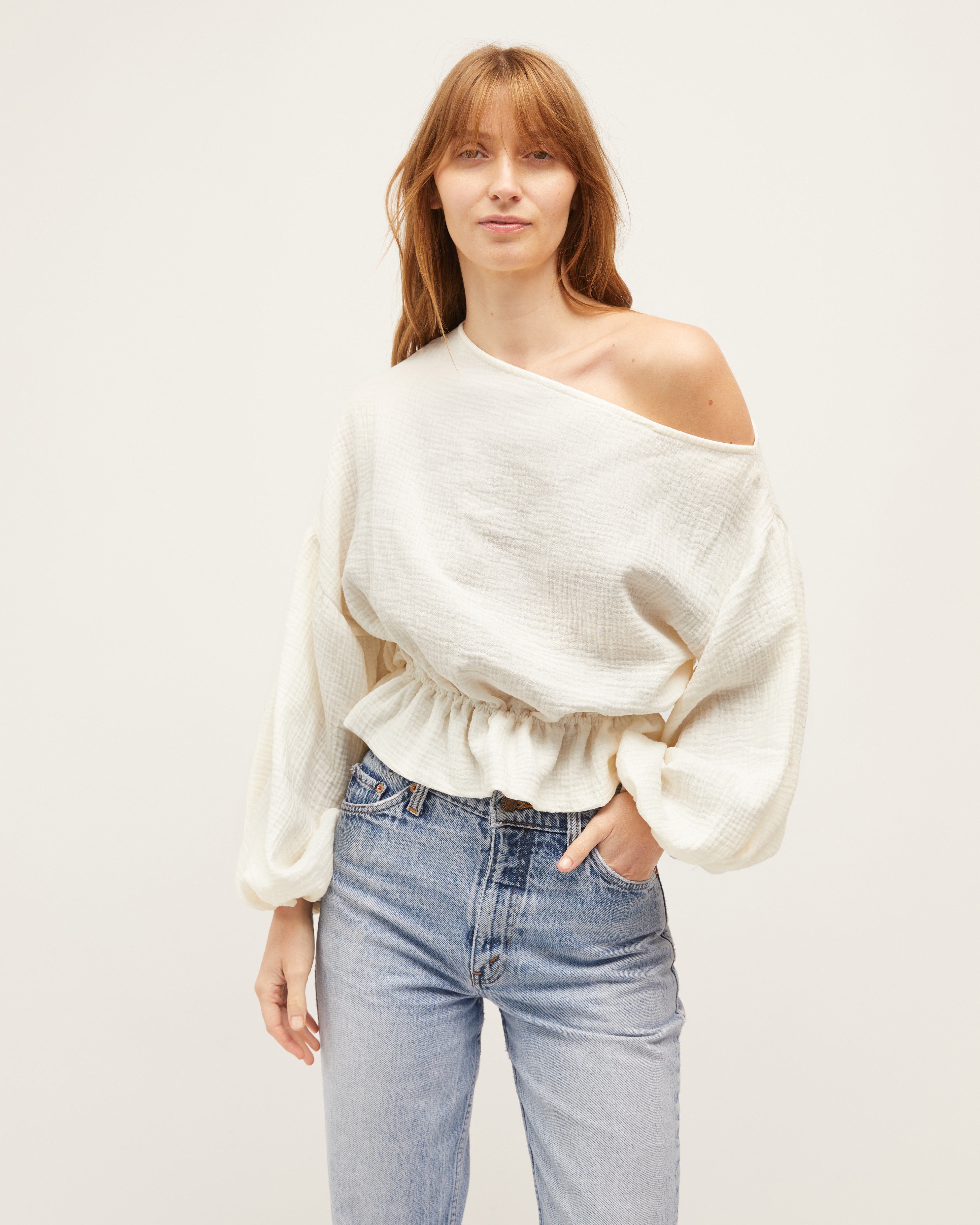 Anna Frill Blouse | Cream $199