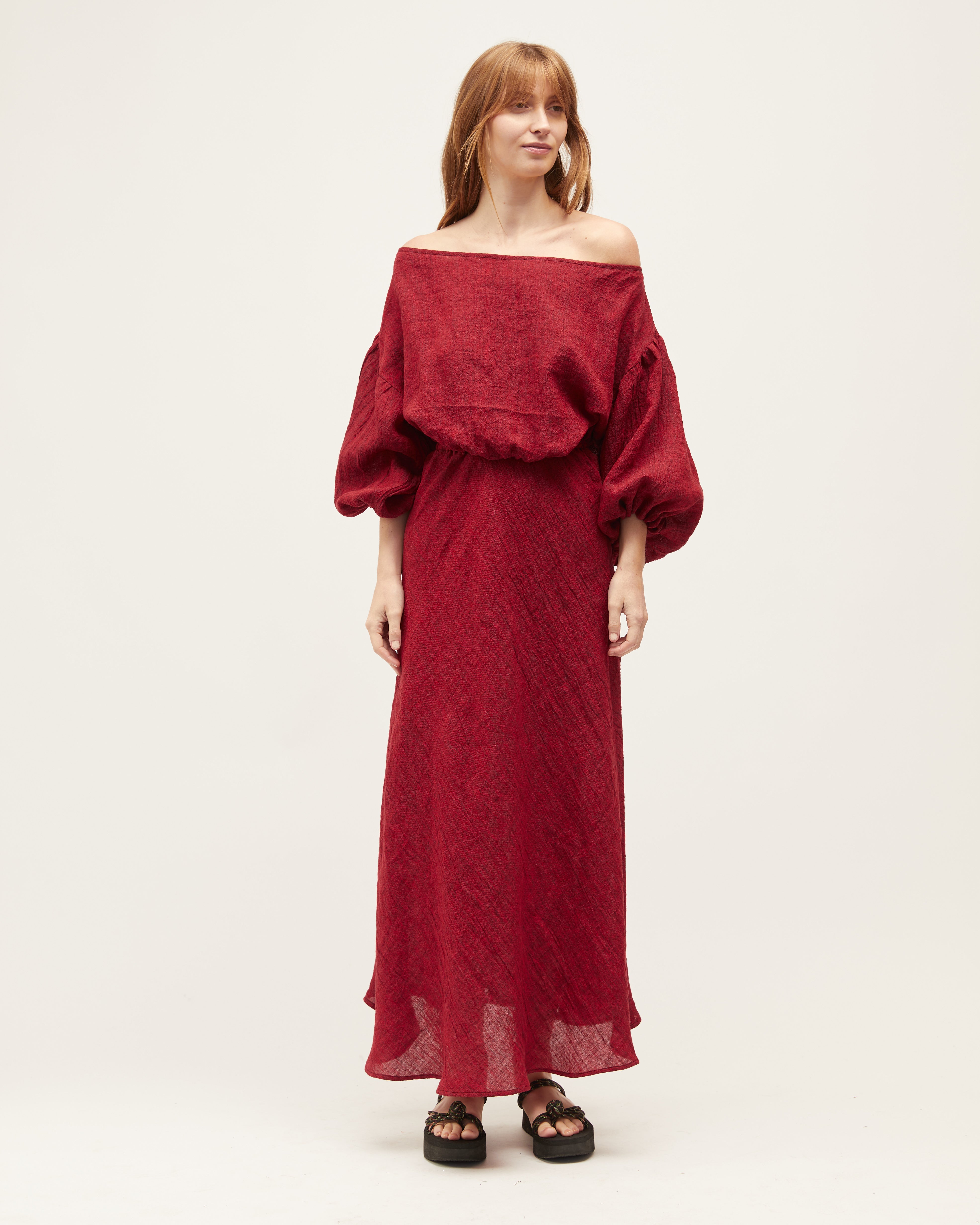 Louie Dress | Red Shot $360