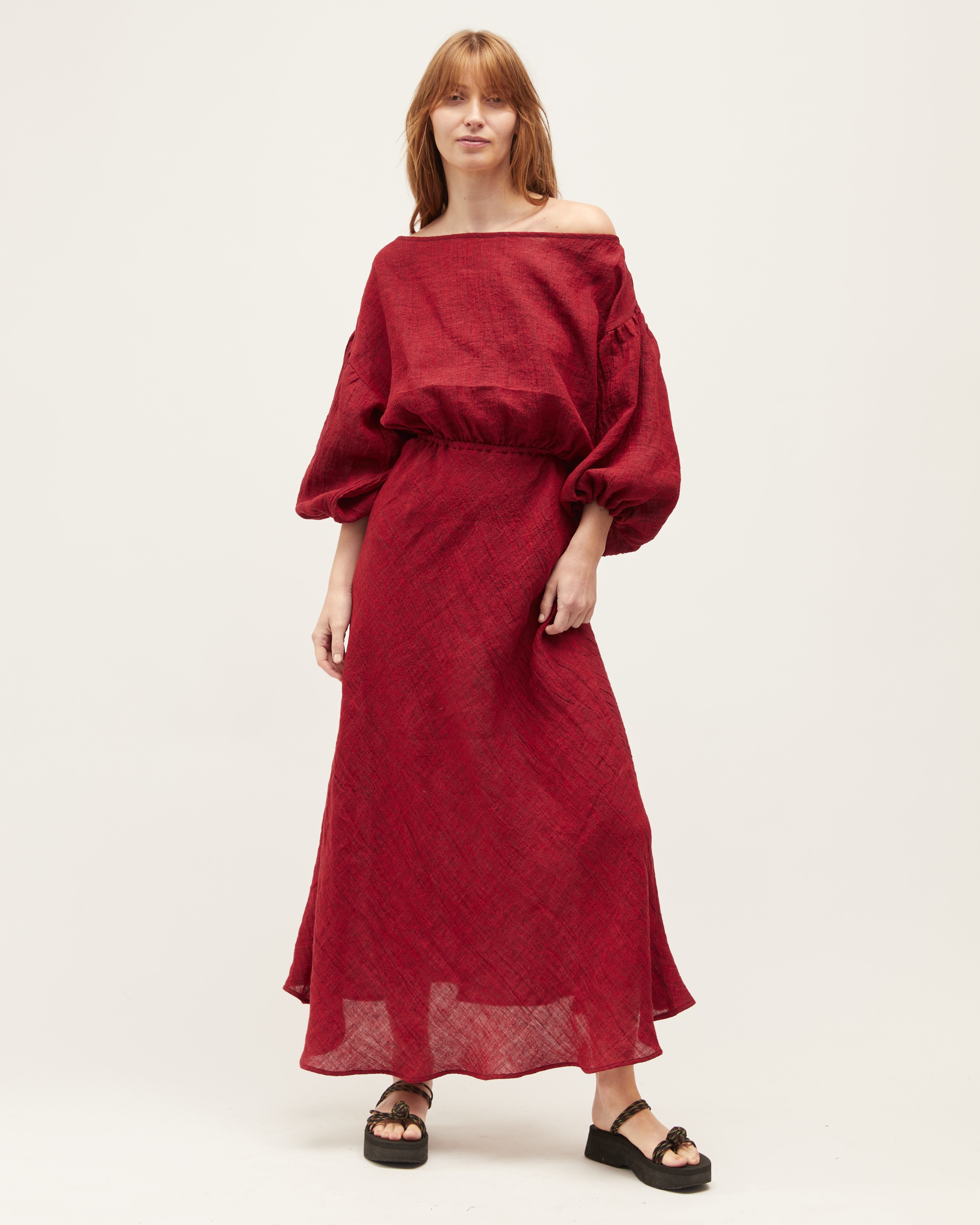 Louie Dress | Red Shot $360
