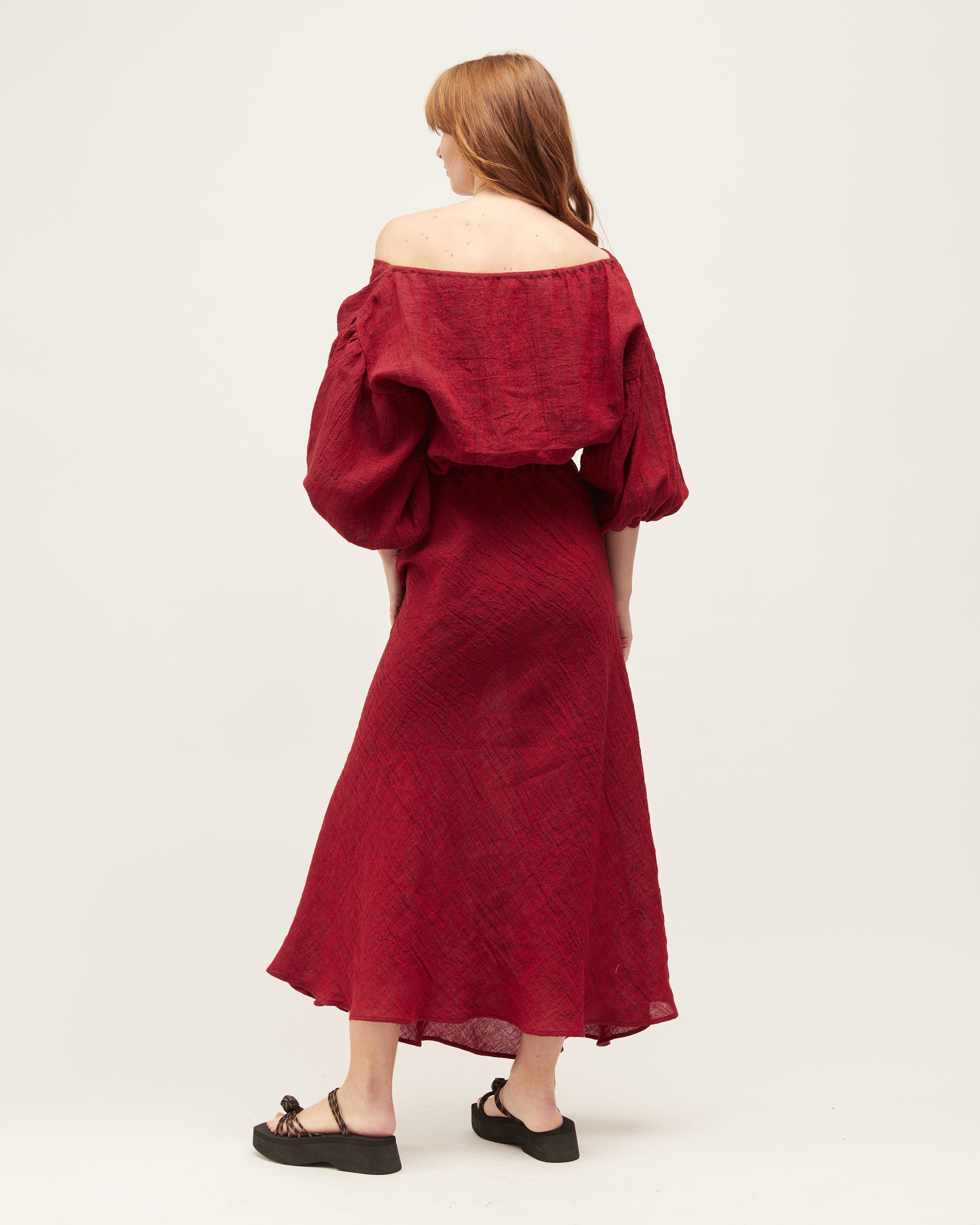 Louie Dress | Red Shot $360