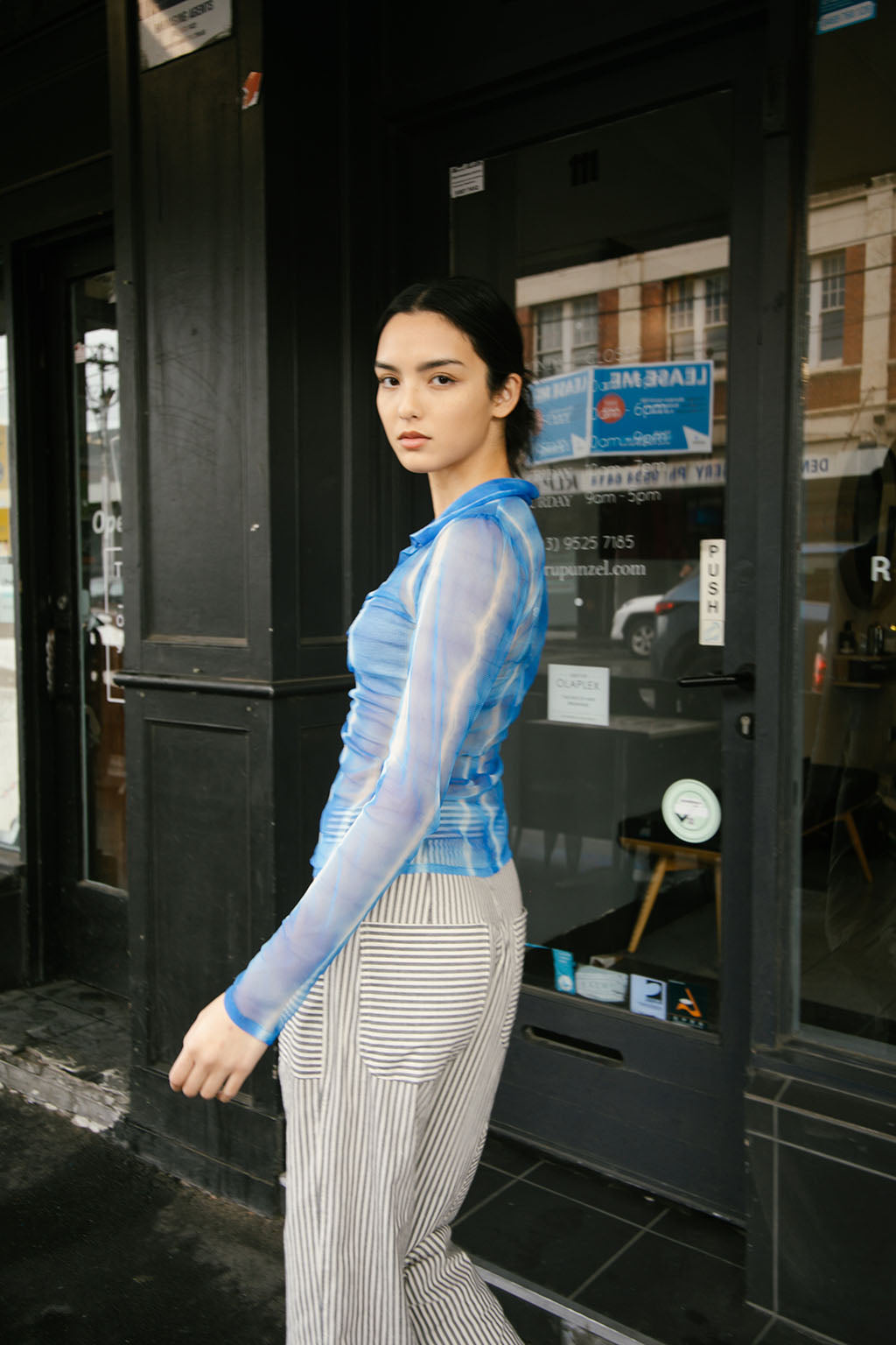 Fabia Shirt | Indigo Dye $295