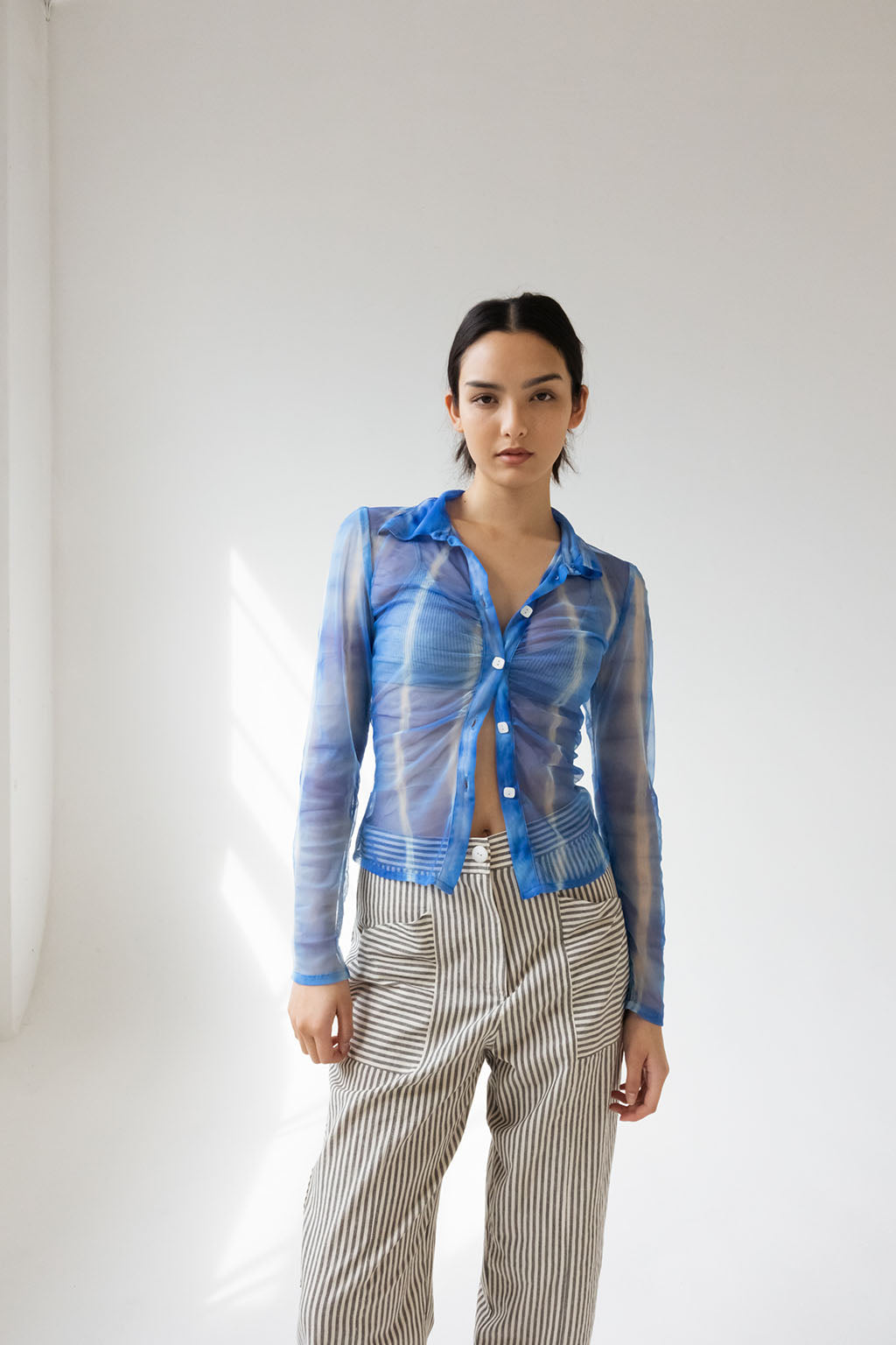 Fabia Shirt | Indigo Dye $295