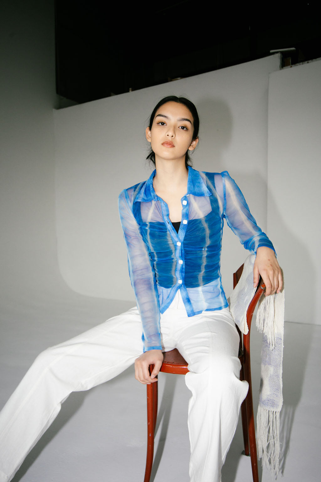 Fabia Shirt | Indigo Dye $295