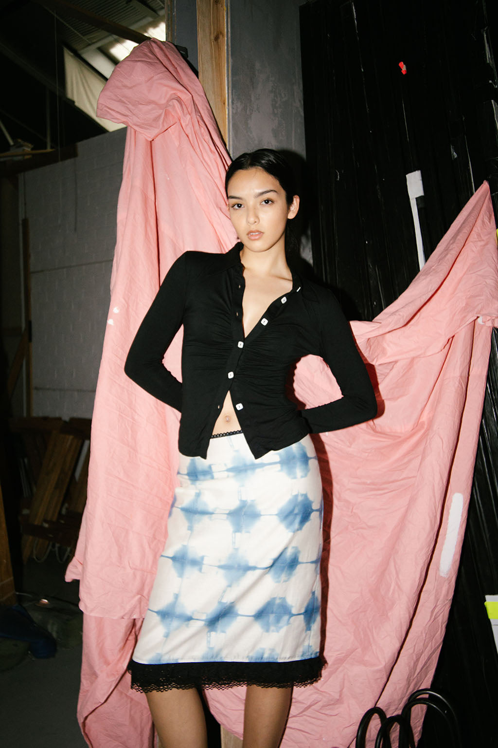 Lulu Skirt | Indigo $320