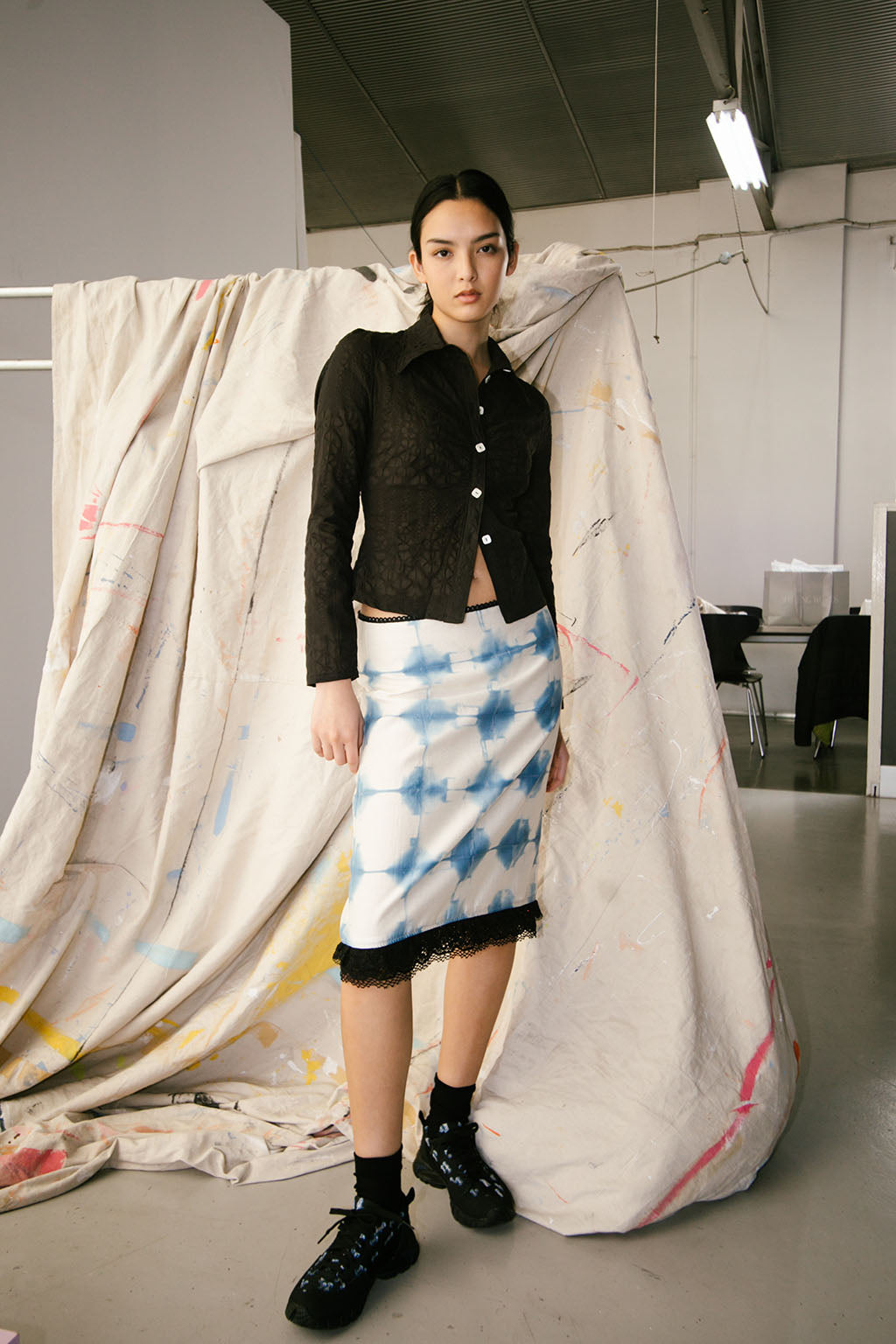 Lulu Skirt | Indigo $320