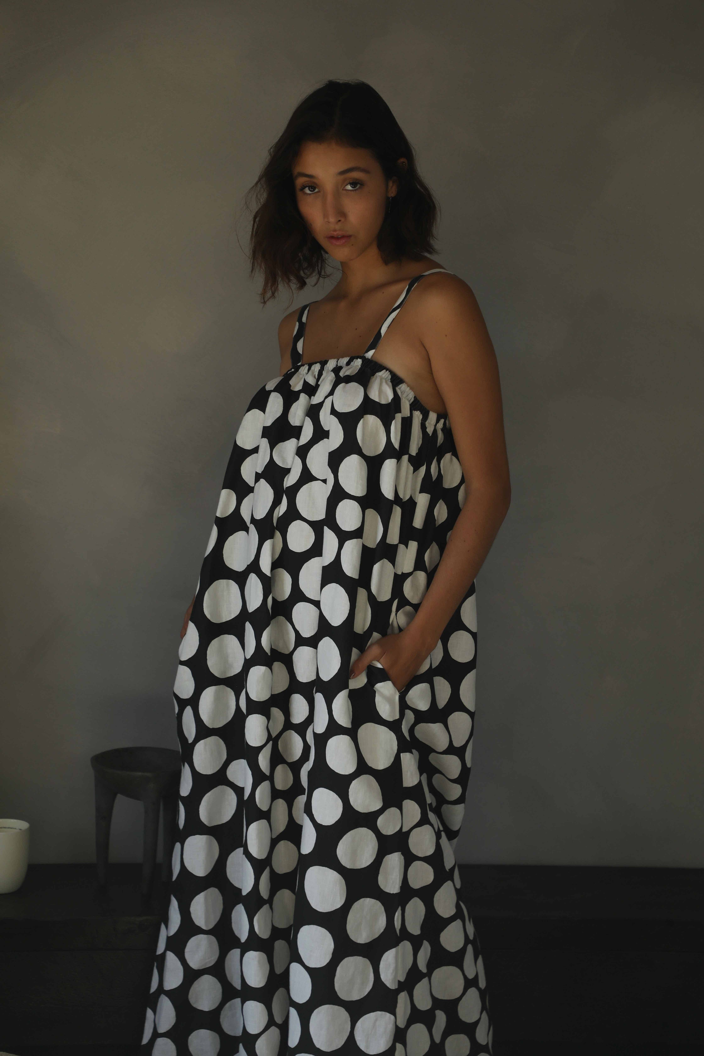 TIMELESS | Jolie Maxi Dress | Polka Dot $390