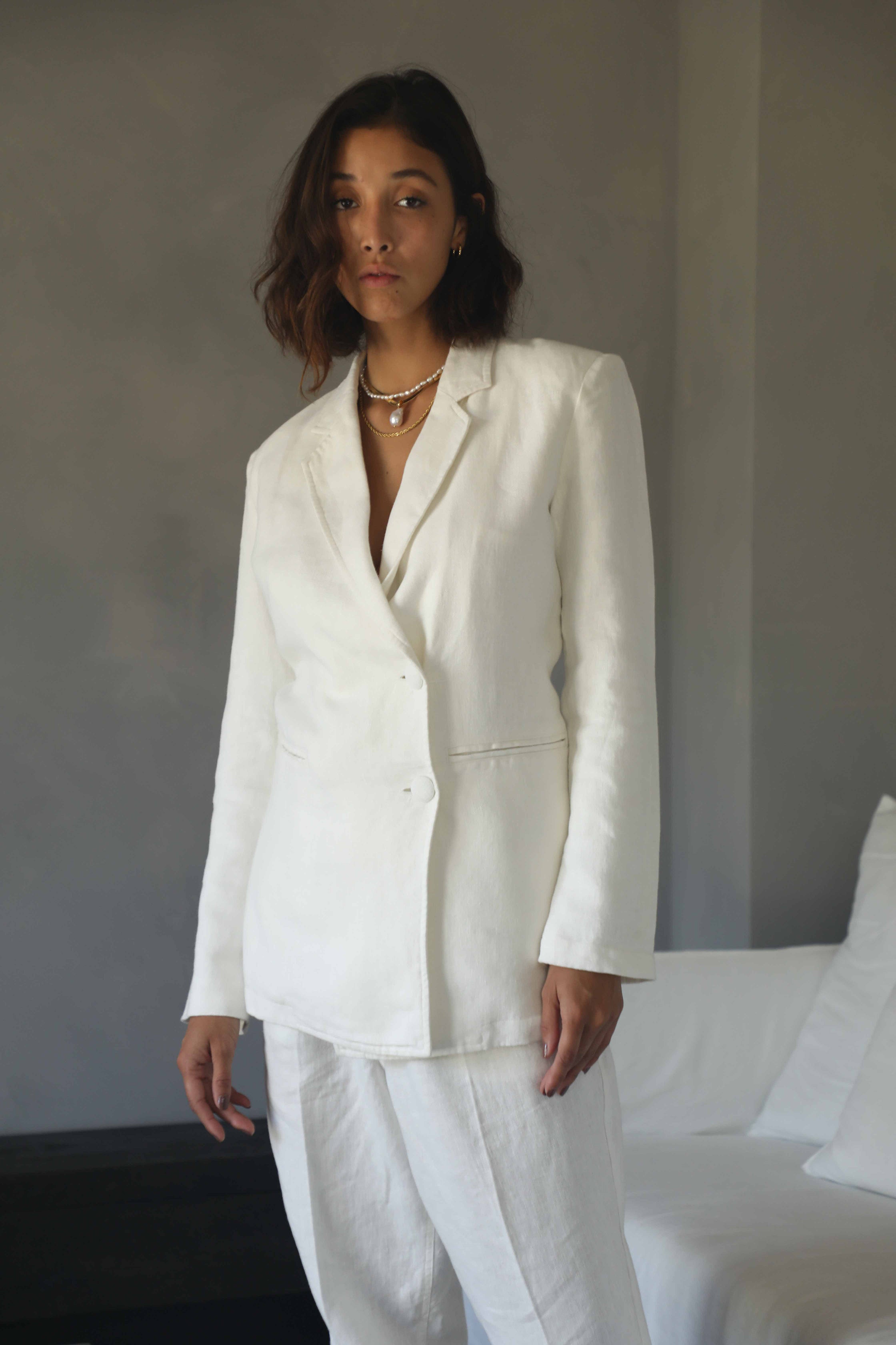 TIMELESS | Timeless Blazer | Vintage White $420
