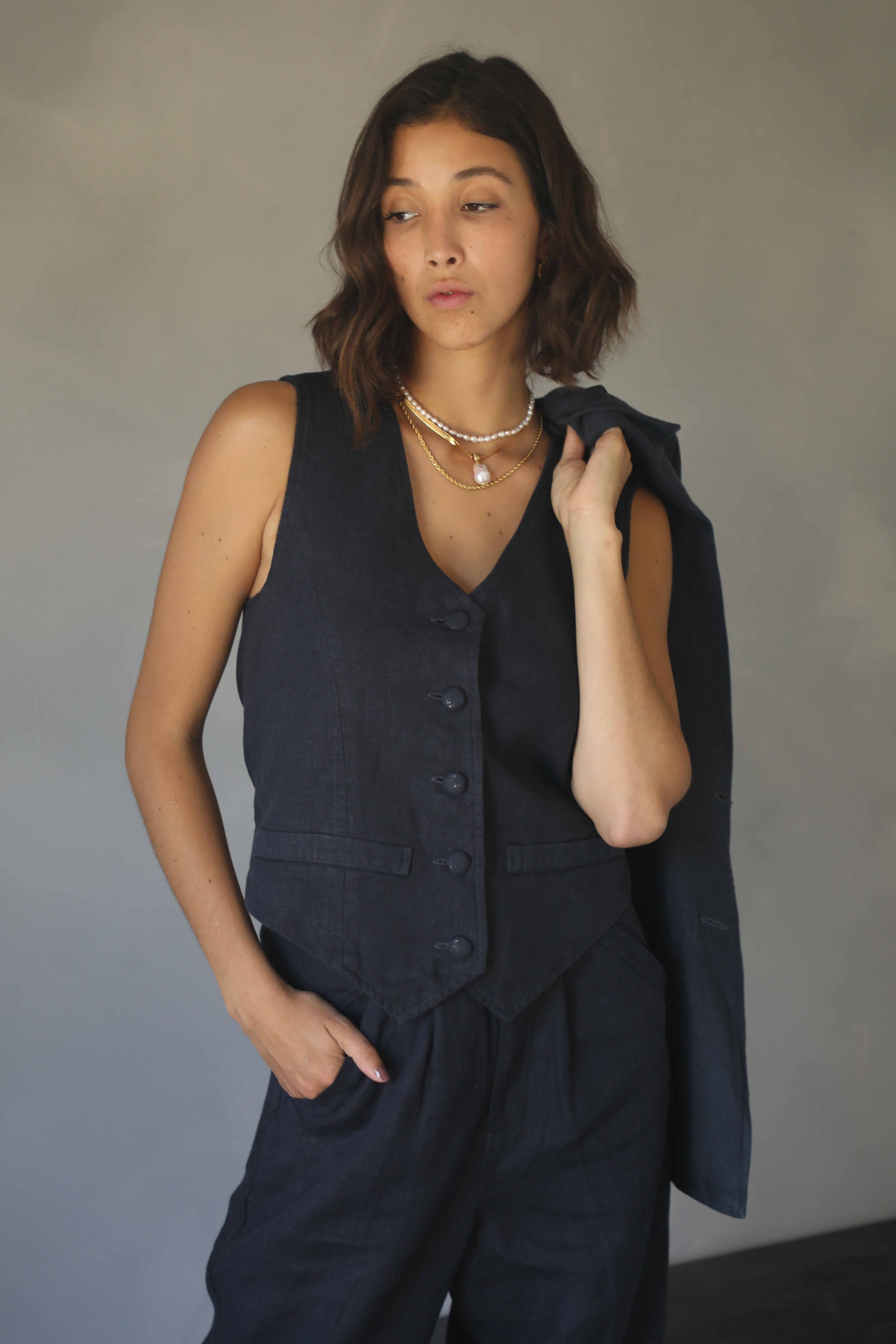 TIMELESS | Timeless Vest | French Navy $220