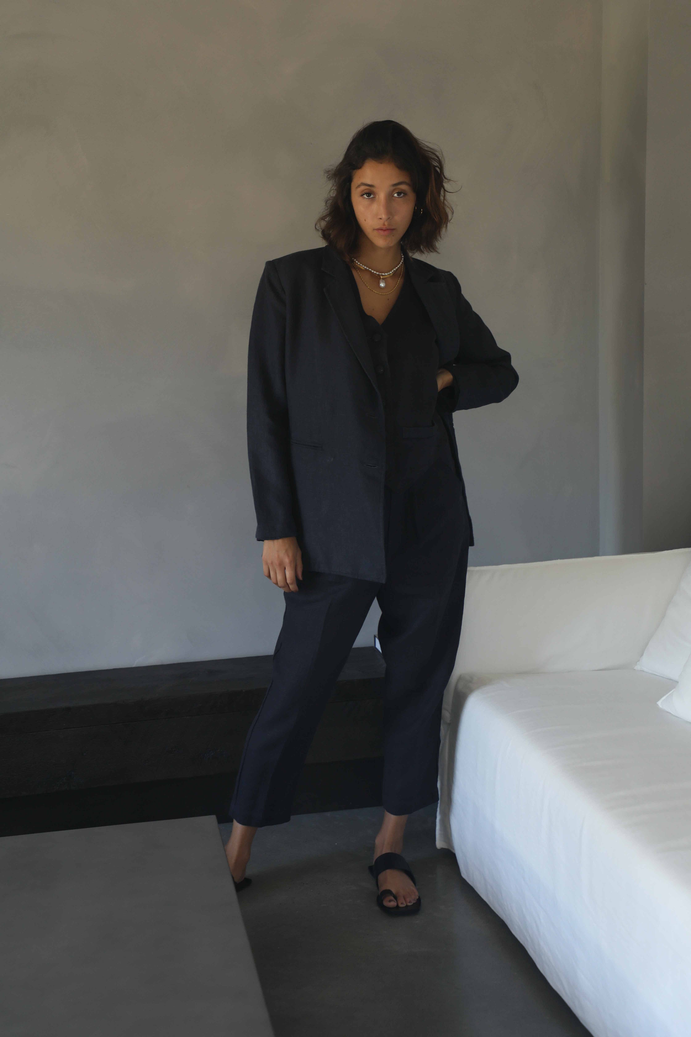 TIMELESS | Tailored Pant | French Navy $330