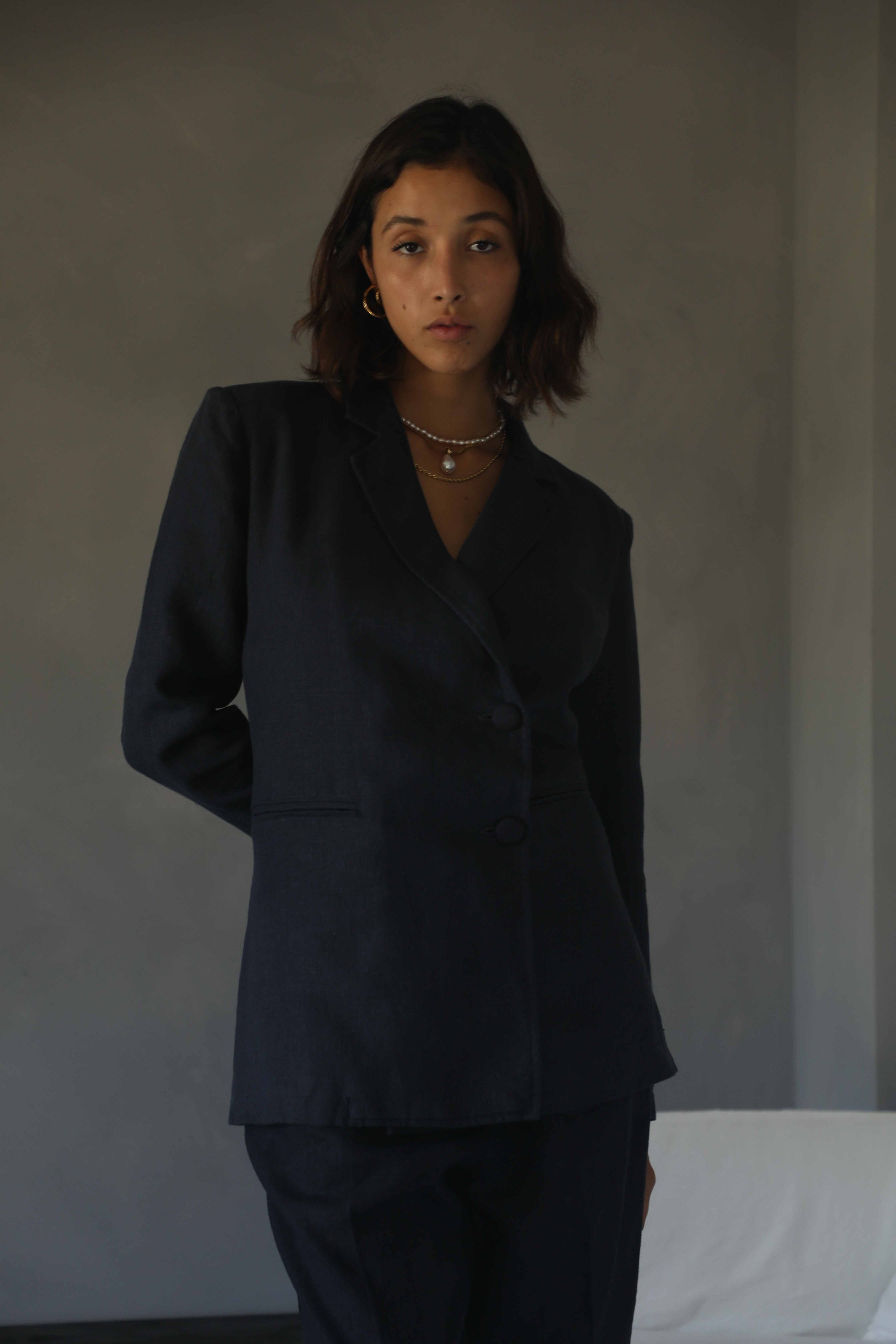 TIMELESS | Tailored Pant | French Navy $330