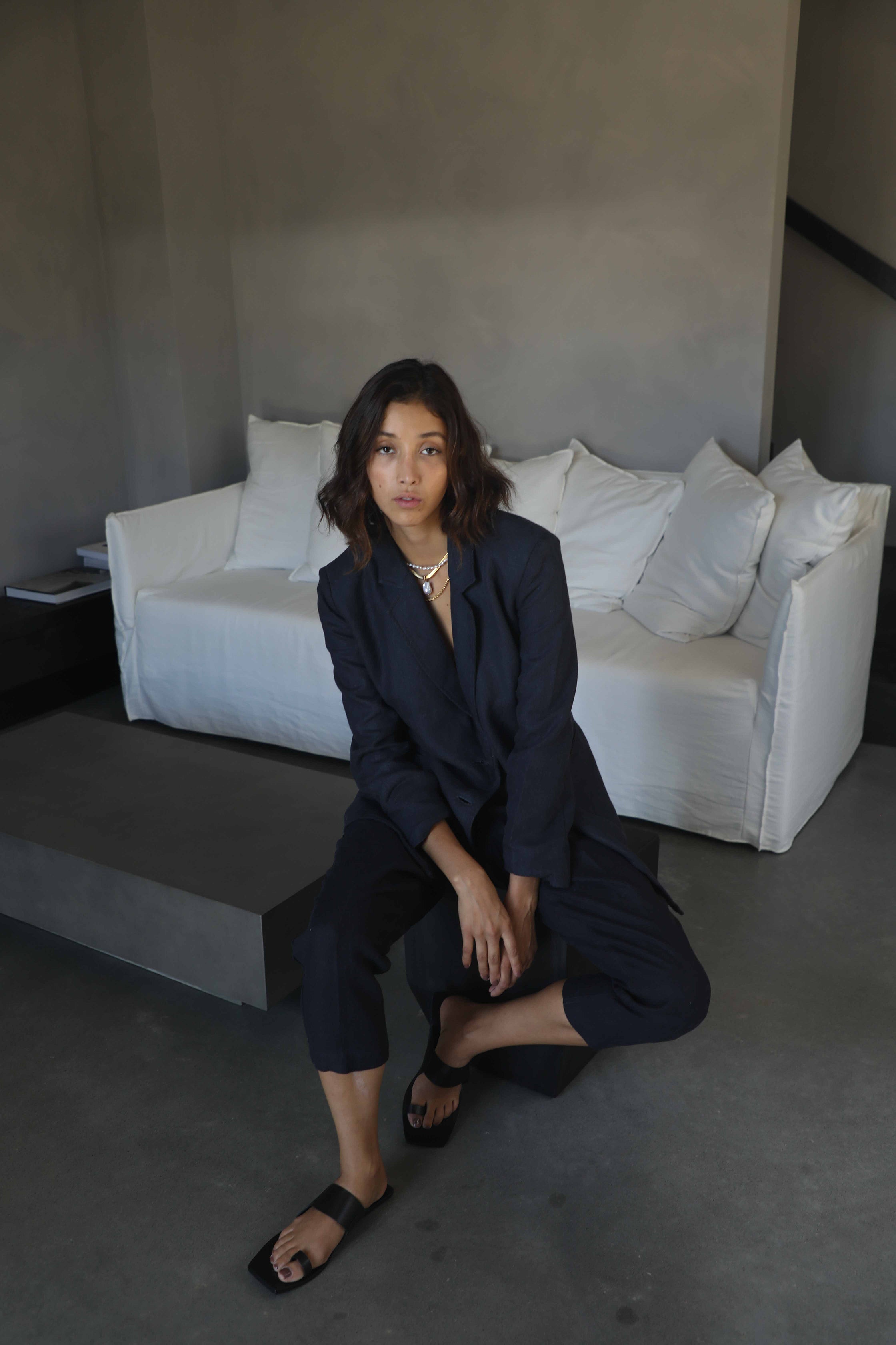 TIMELESS | Tailored Pant | French Navy $330