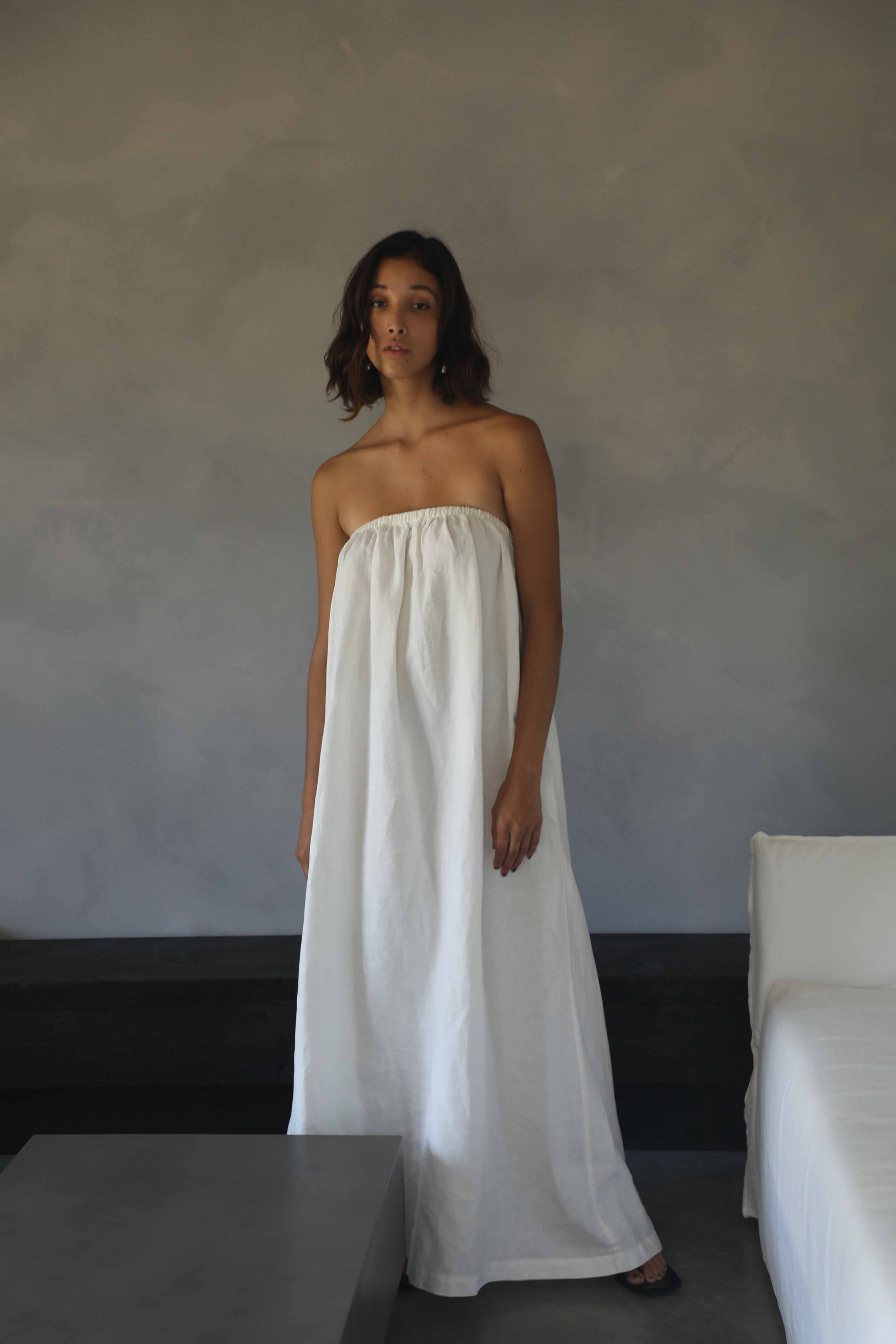 TIMELESS | Jolie Maxi Dress | Sundae White $380
