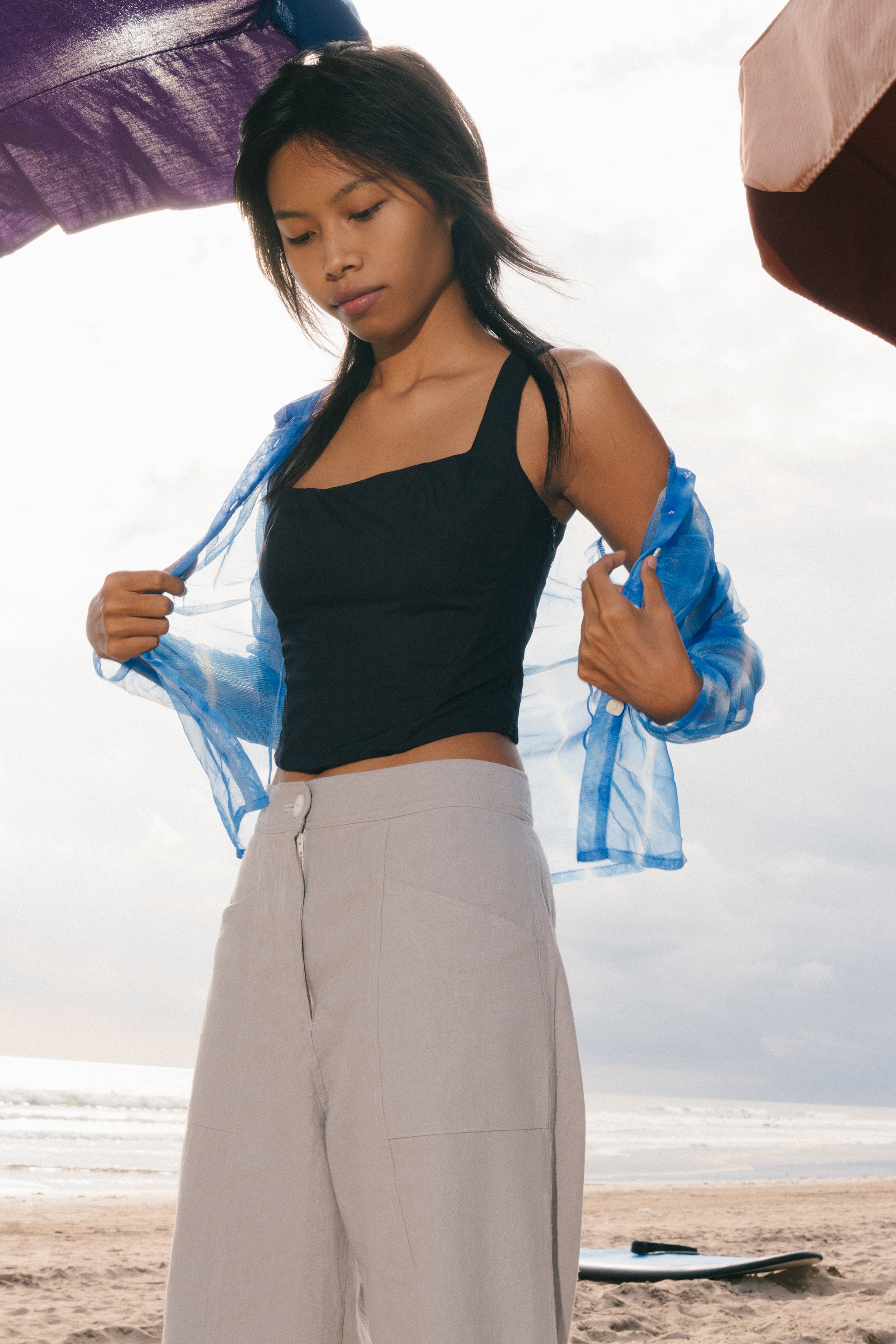 Roma Pant | Steel $335