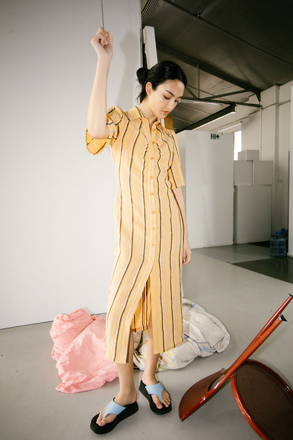 Mari Dress | Earth Stripe $395