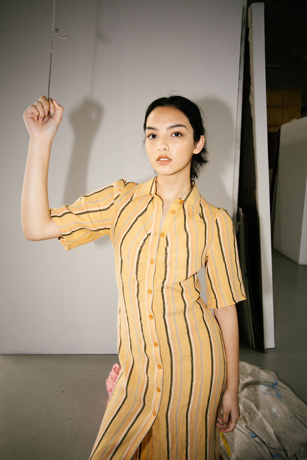 Mari Dress | Earth Stripe $395