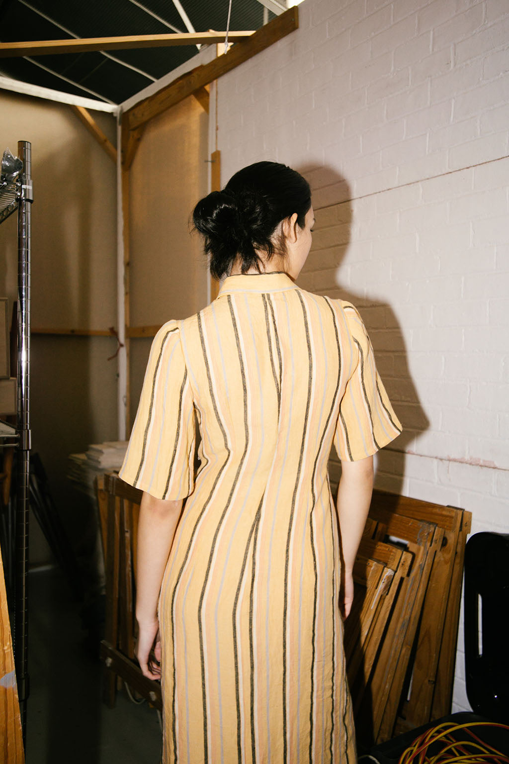 Mari Dress | Earth Stripe $395