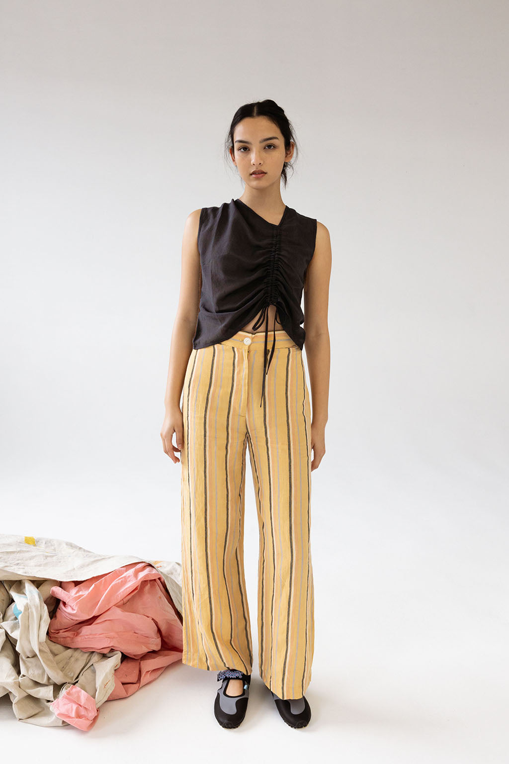 Mina Pant | Earth Stripe $295