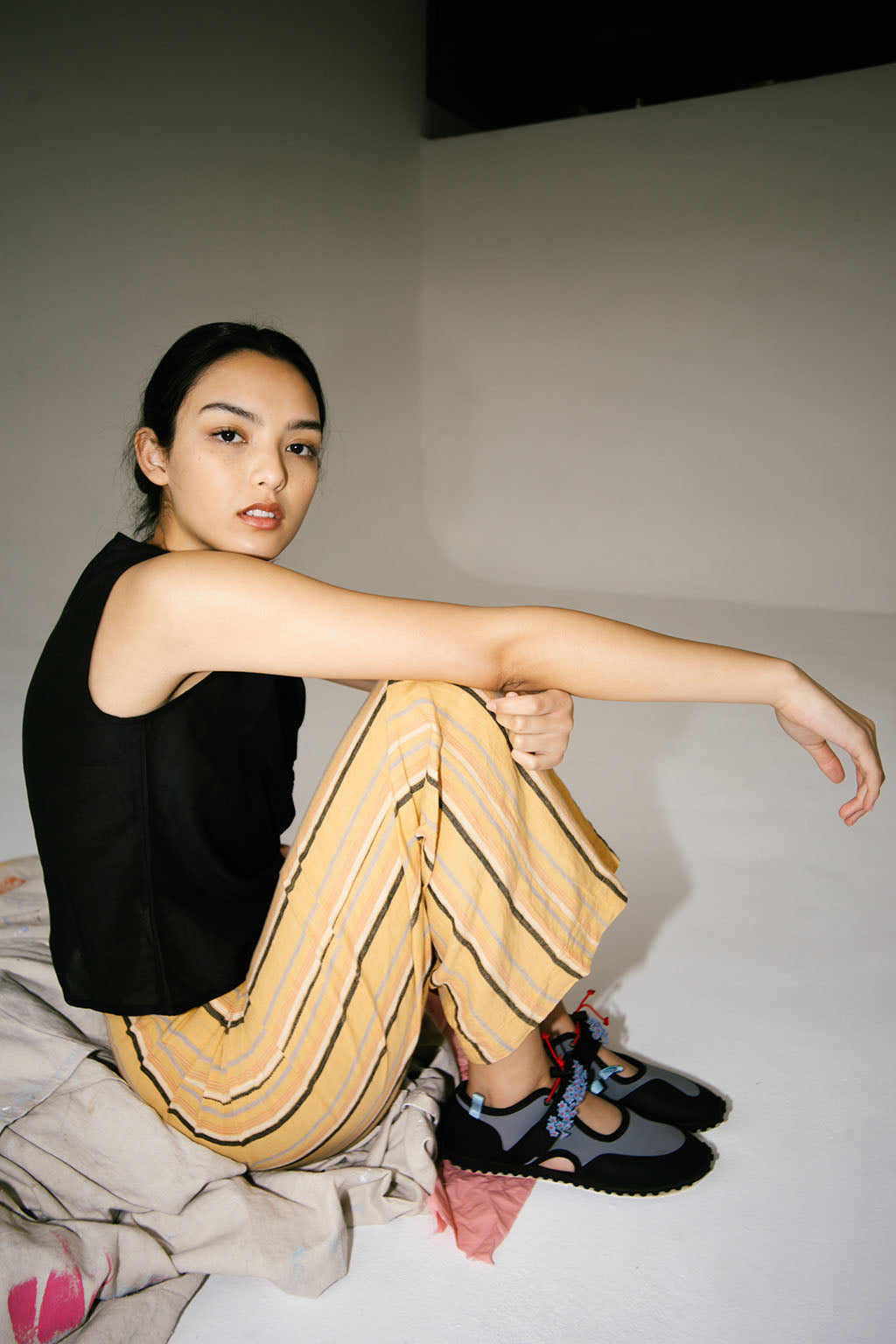 Mina Pant | Earth Stripe $295