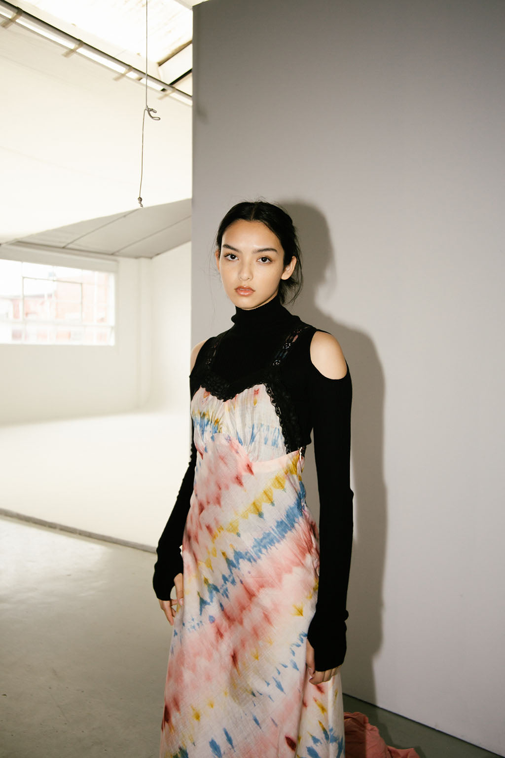 Noya Cold Shoulder Knit | Black $260