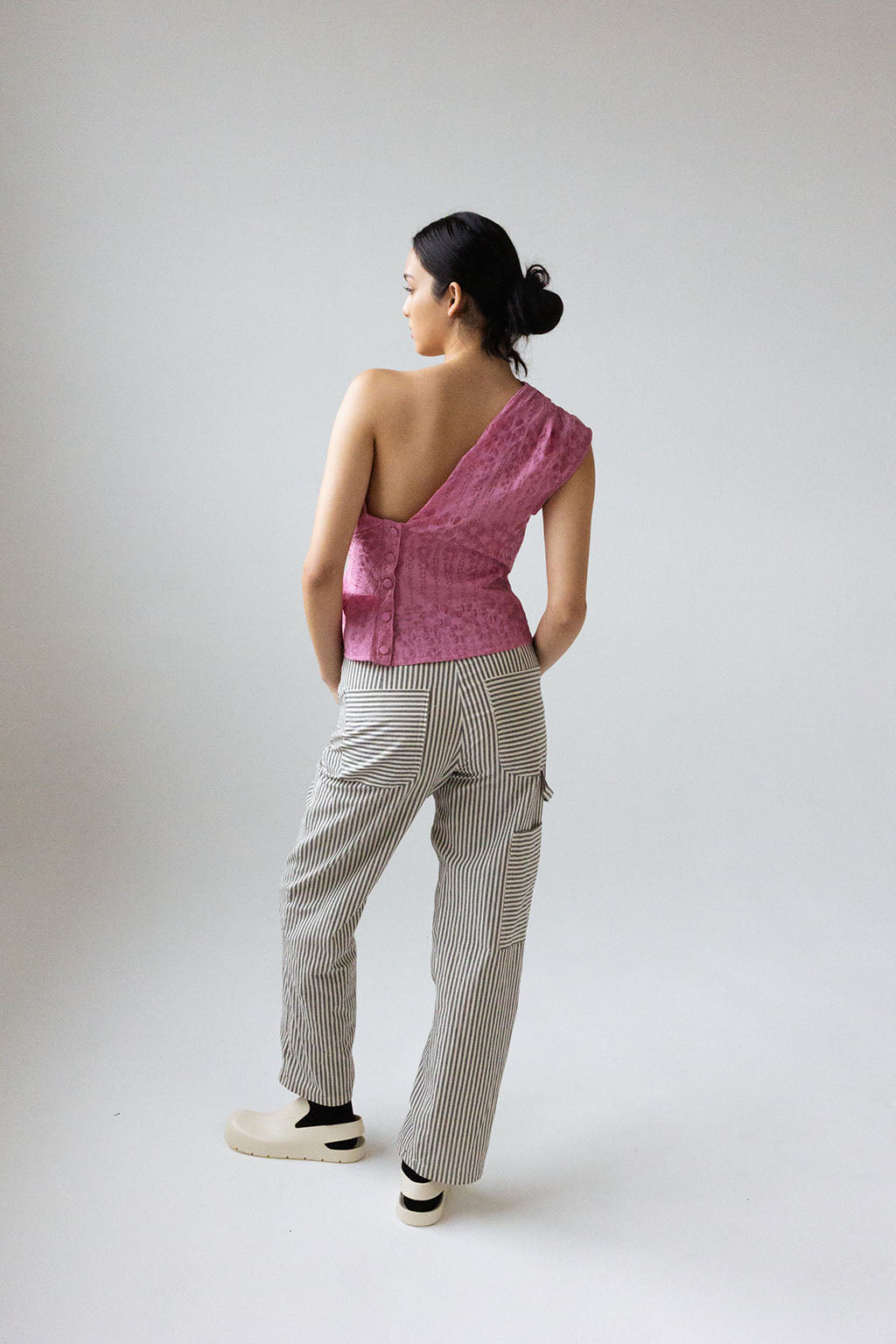 Roma Pant | Fine Stripe $335