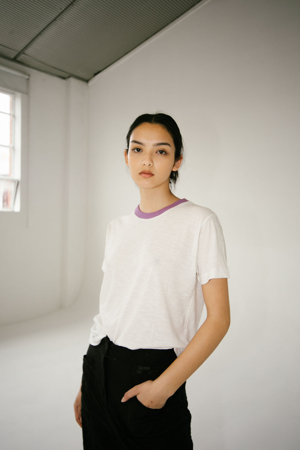 Sand Tee | Lilac $110