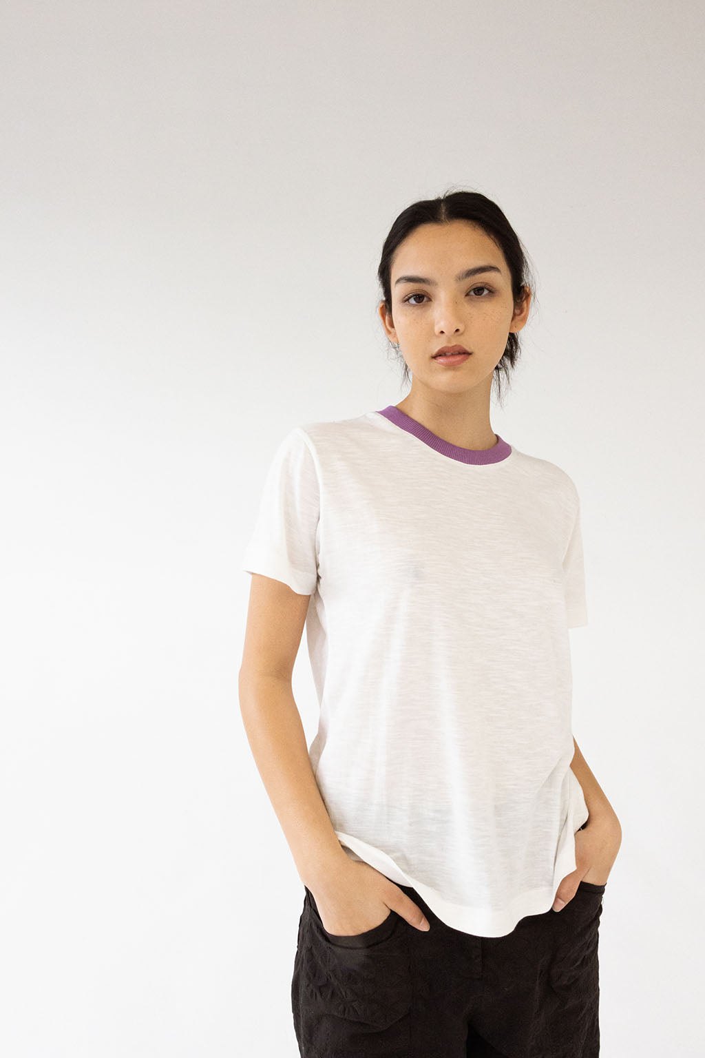 Sand Tee | Lilac $110