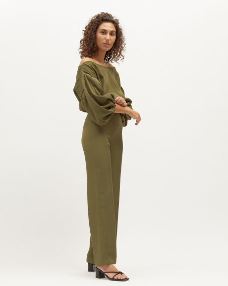 Louie Crop | Olive | Twill $265