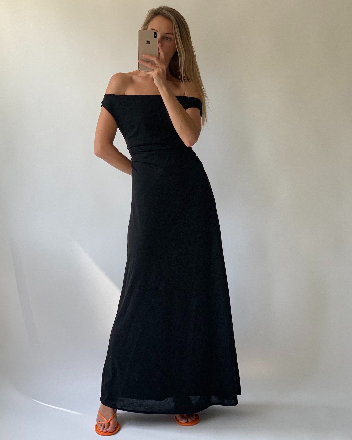 Vera To The Floor | Black Cotton $355