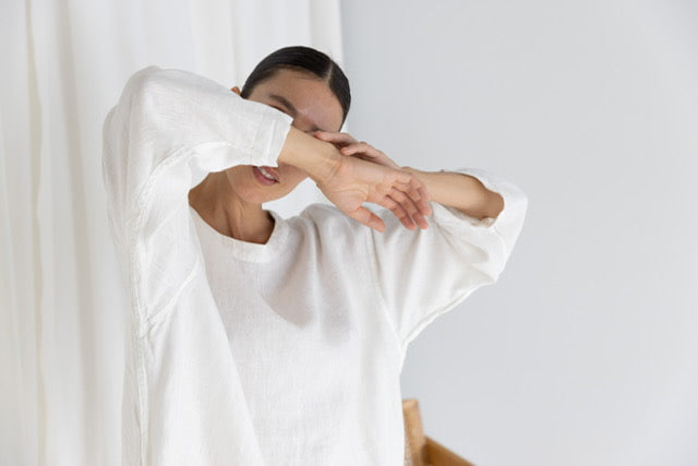 Tunic Linen Dress | Sundae White $220