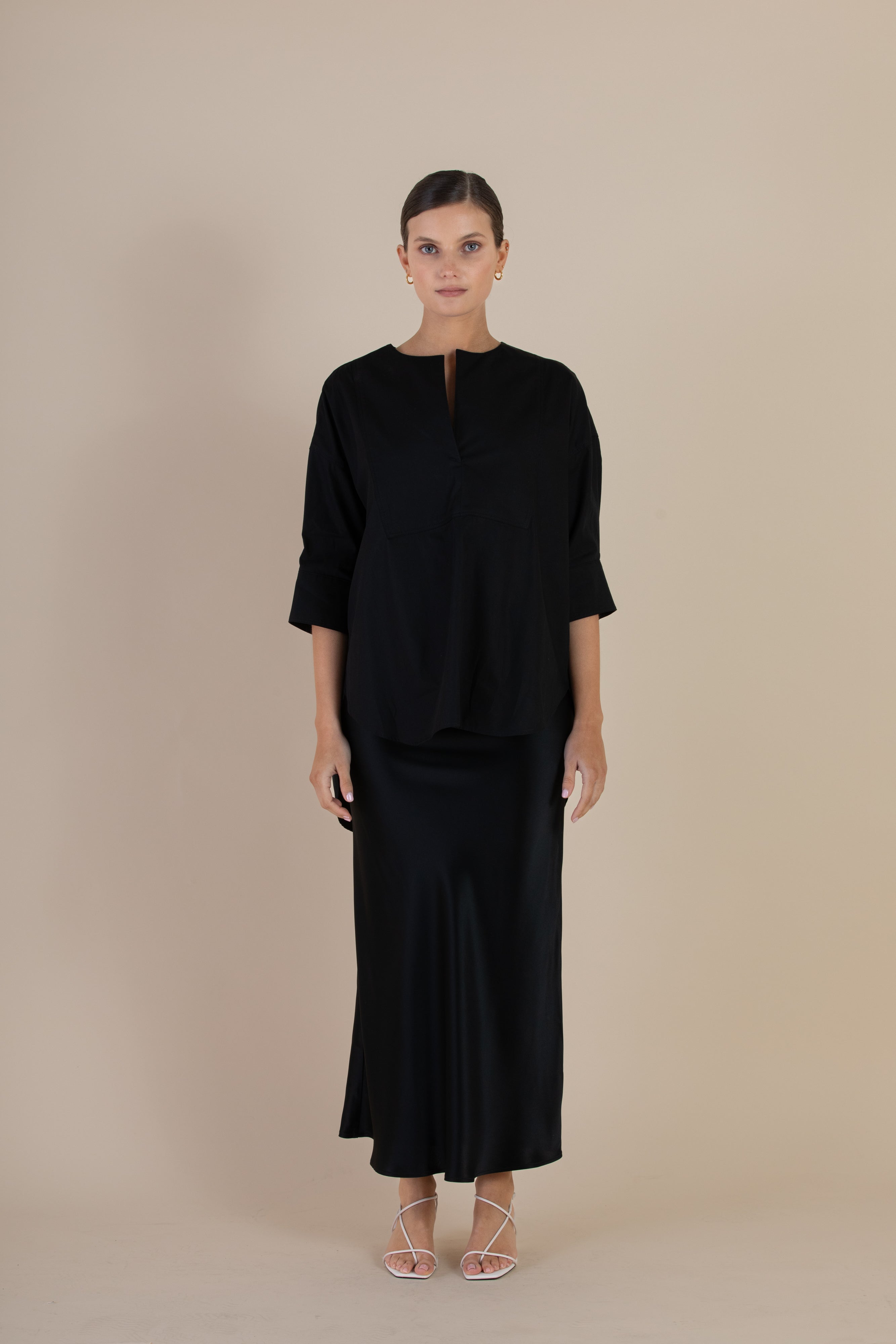 The Lucille Shirt | Black $240