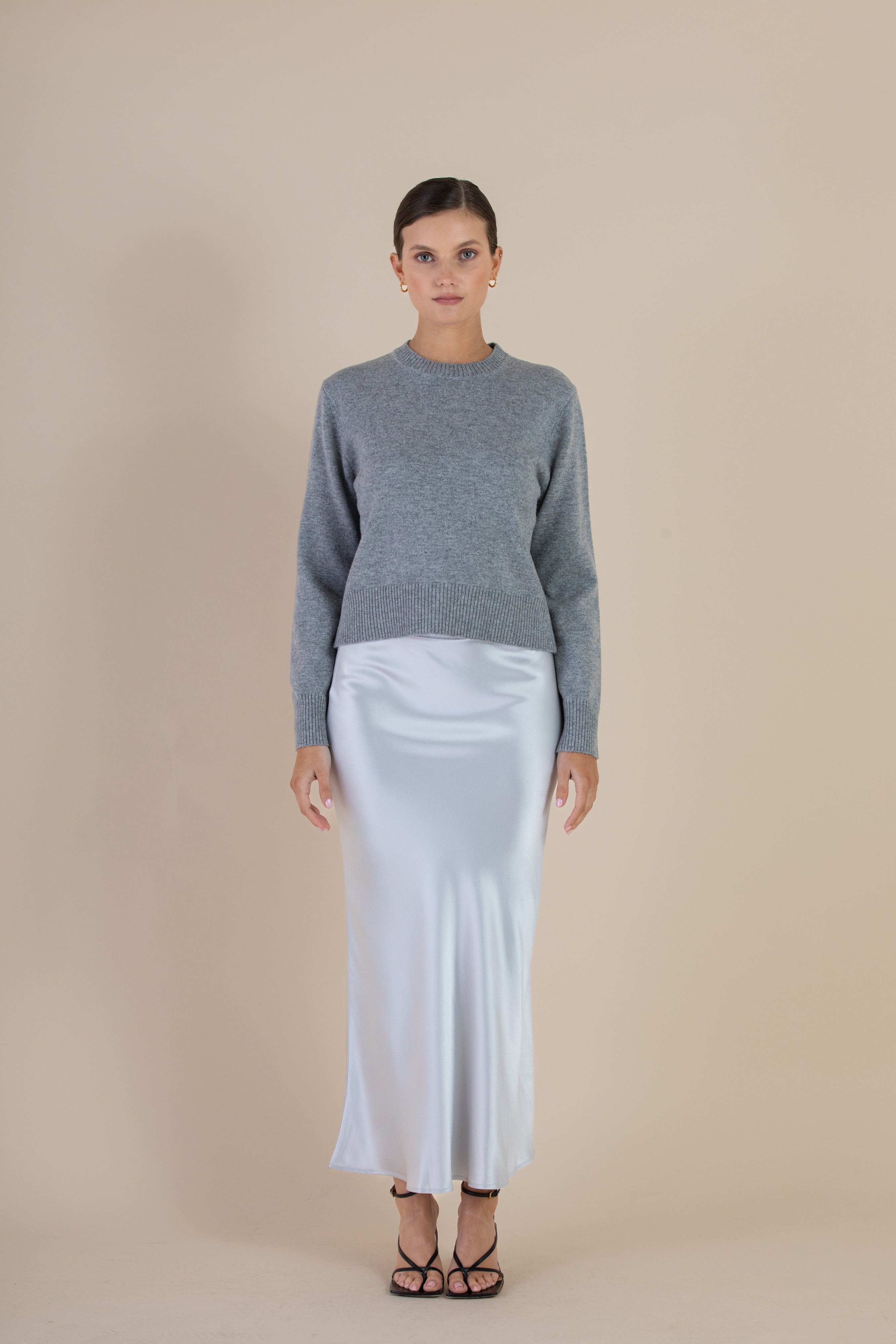 The Amalia Knit | Silver $350