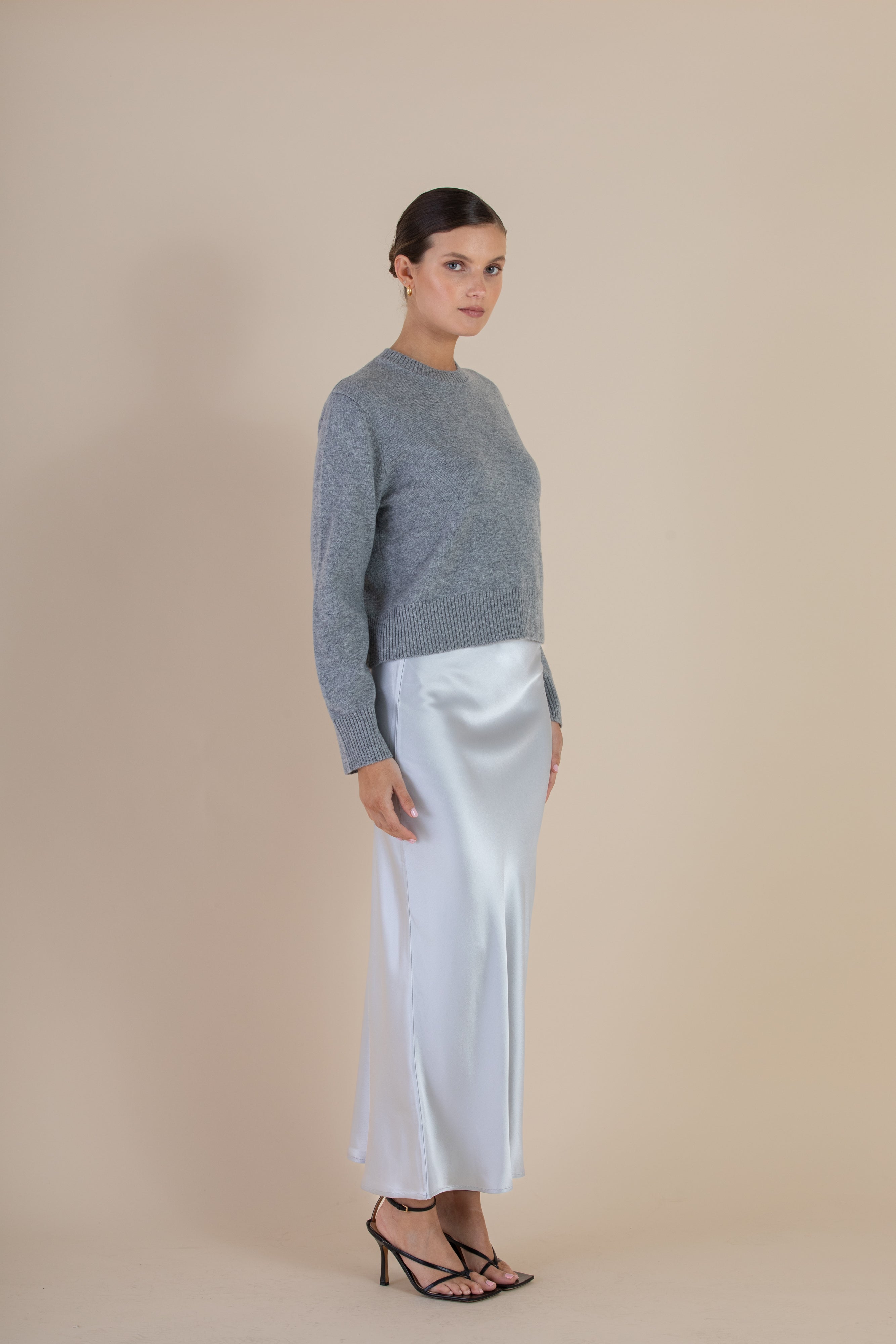 The Amalia Knit | Silver $350