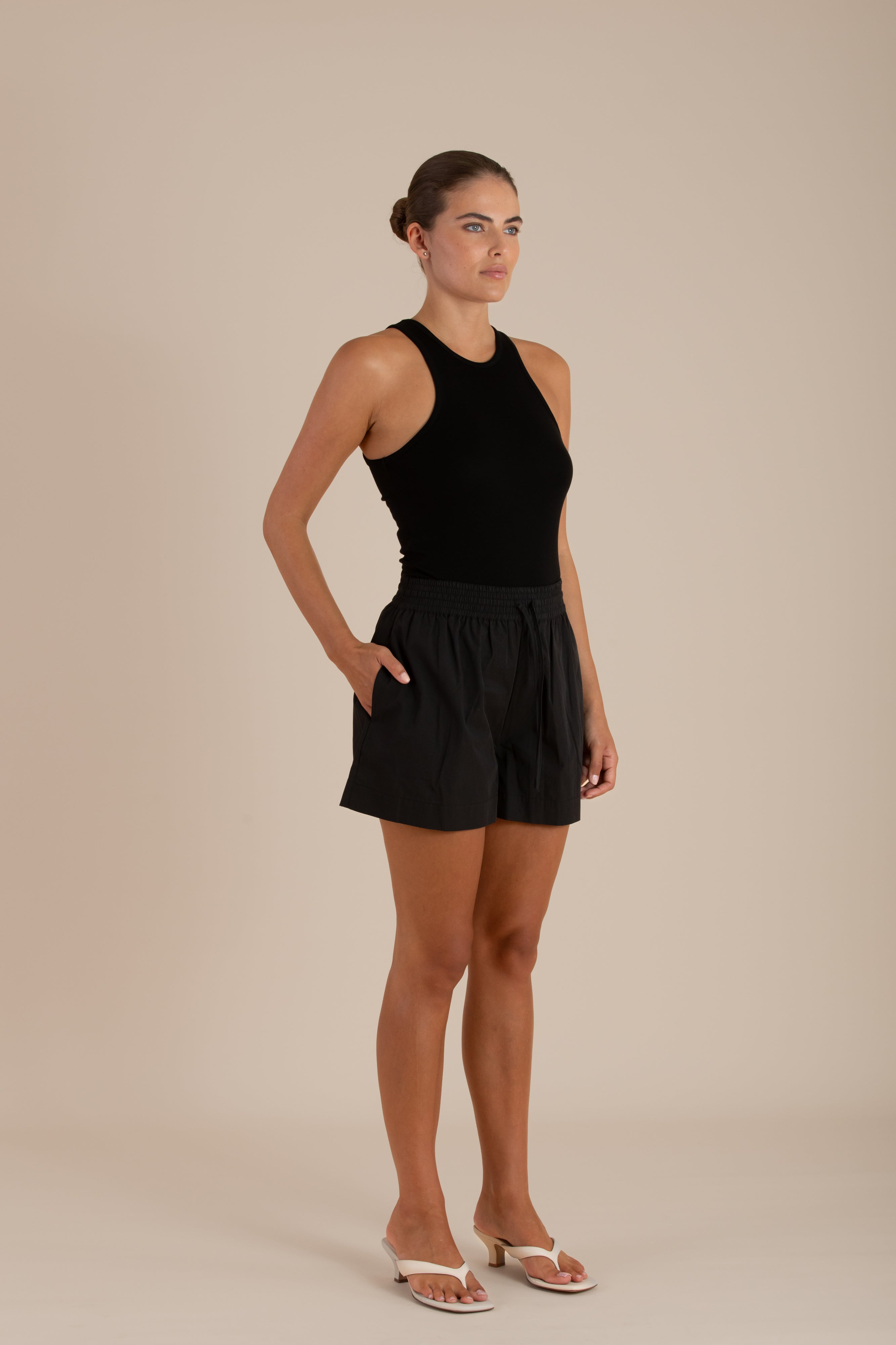 The Poppy Short | Black $160