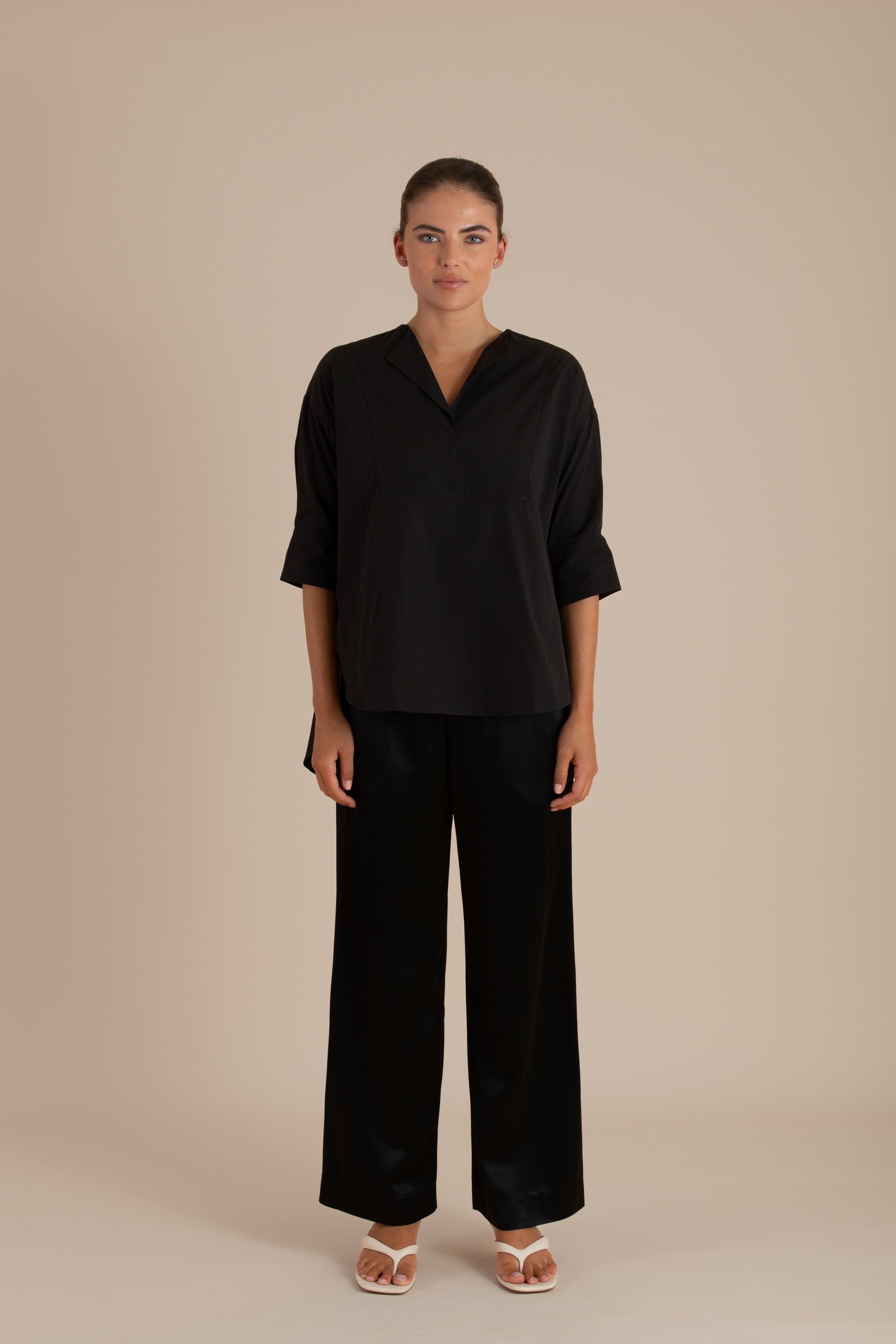 The Lucille Shirt | Black $240