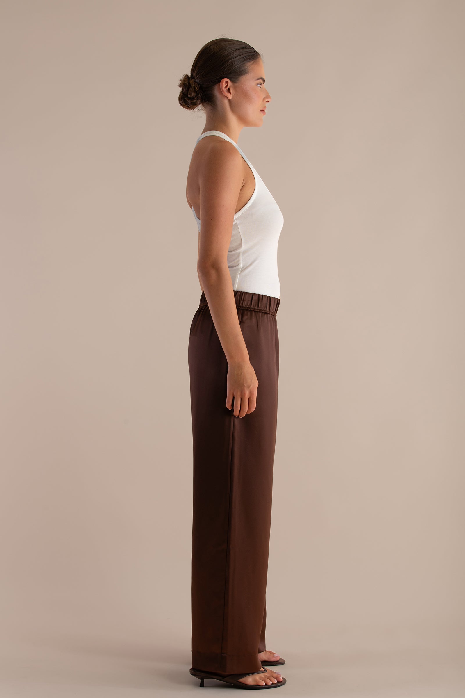 The Adeline Pant | Cacao $330
