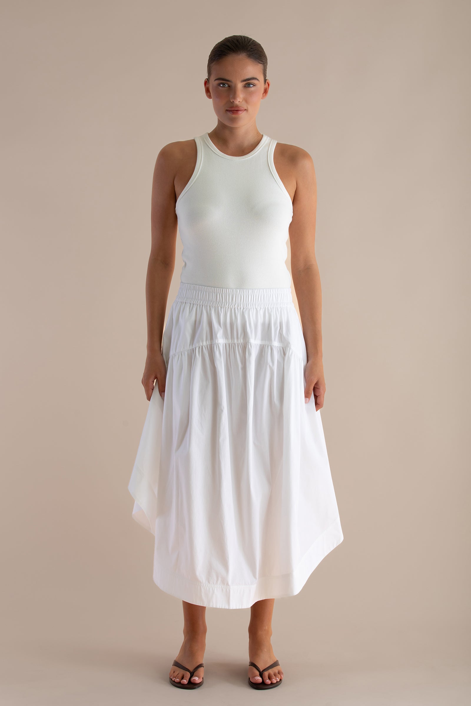 The Sawyer Skirt  | White $330
