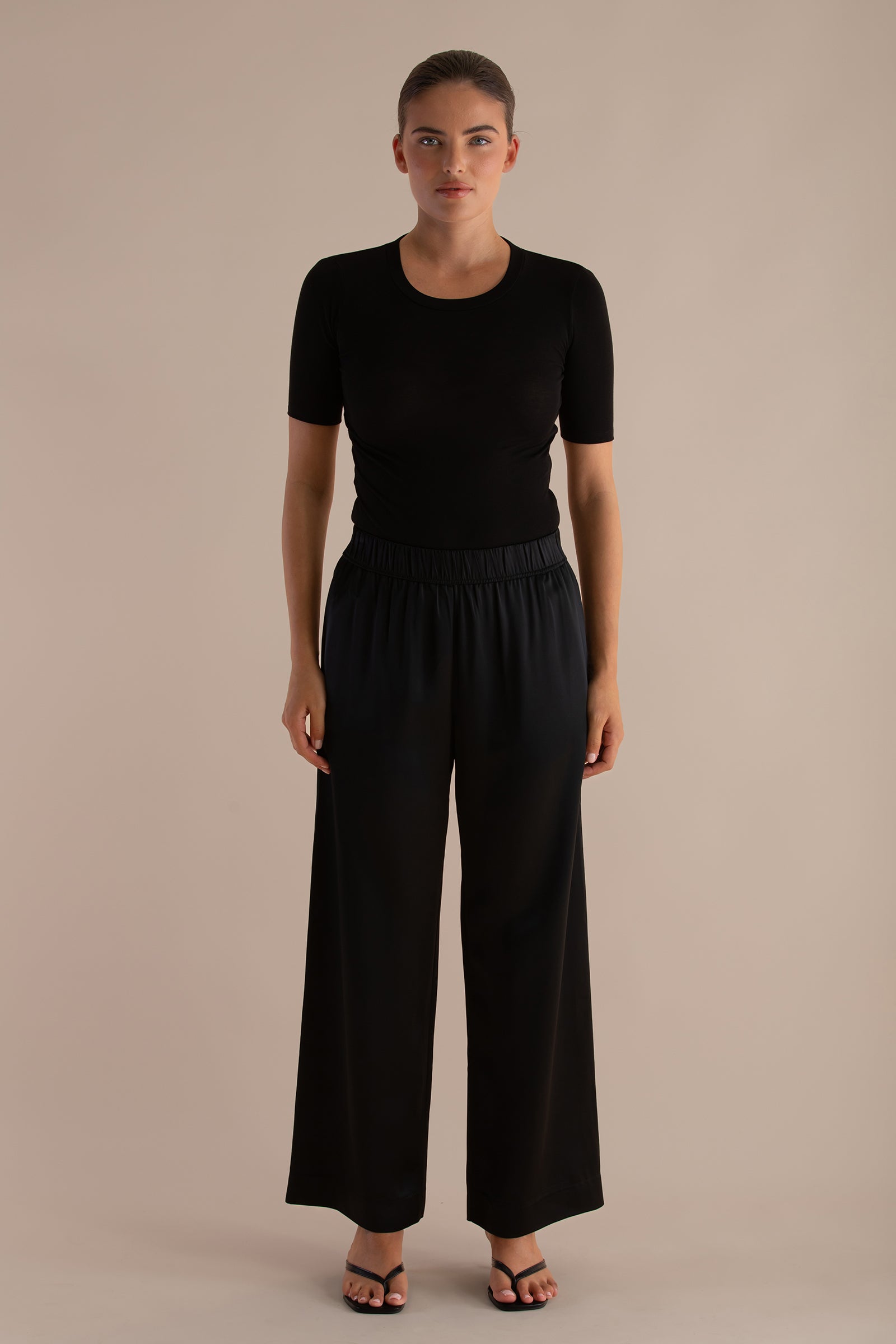 The Clara Tee | Black $110