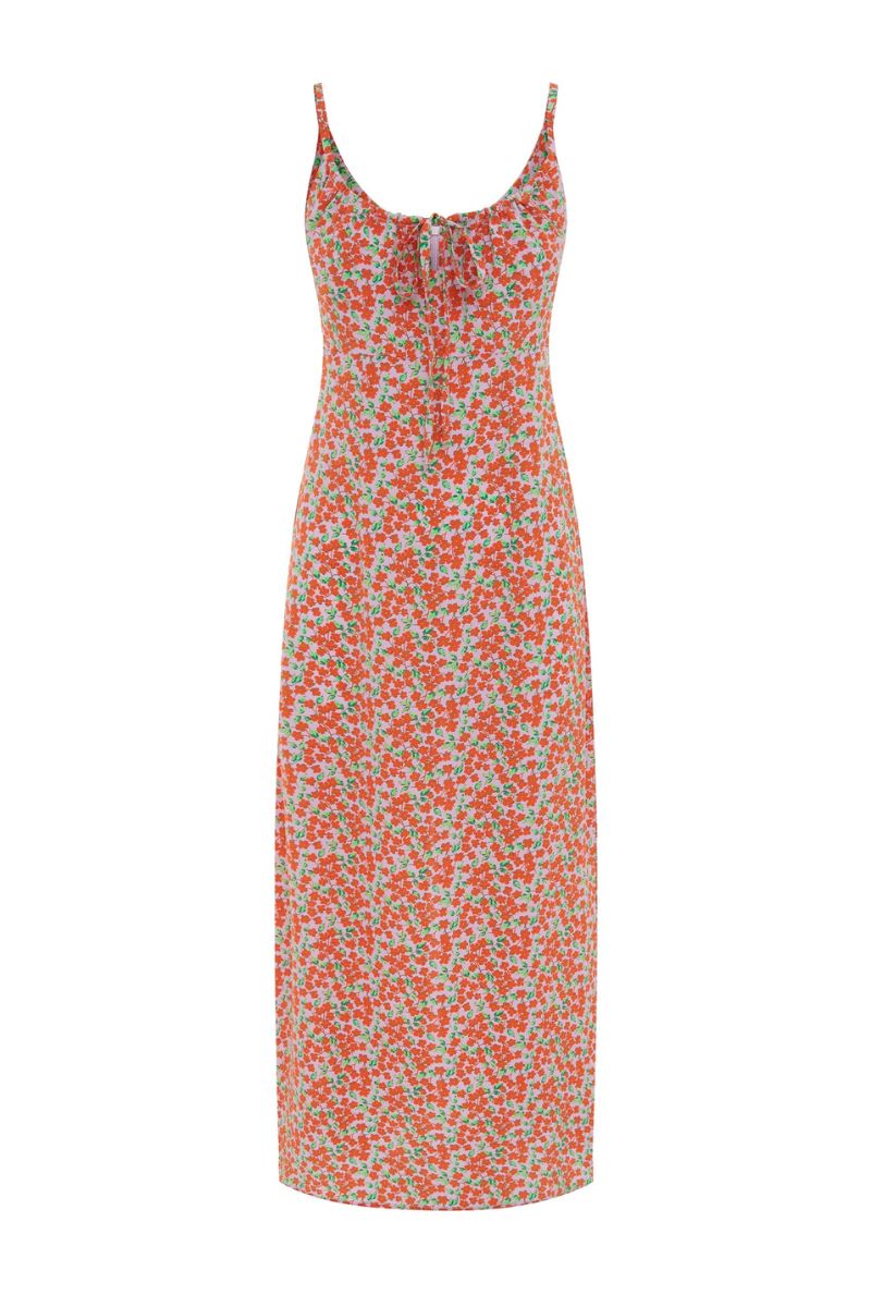 Empire Line Mid-Length Dress | Lavanda $329