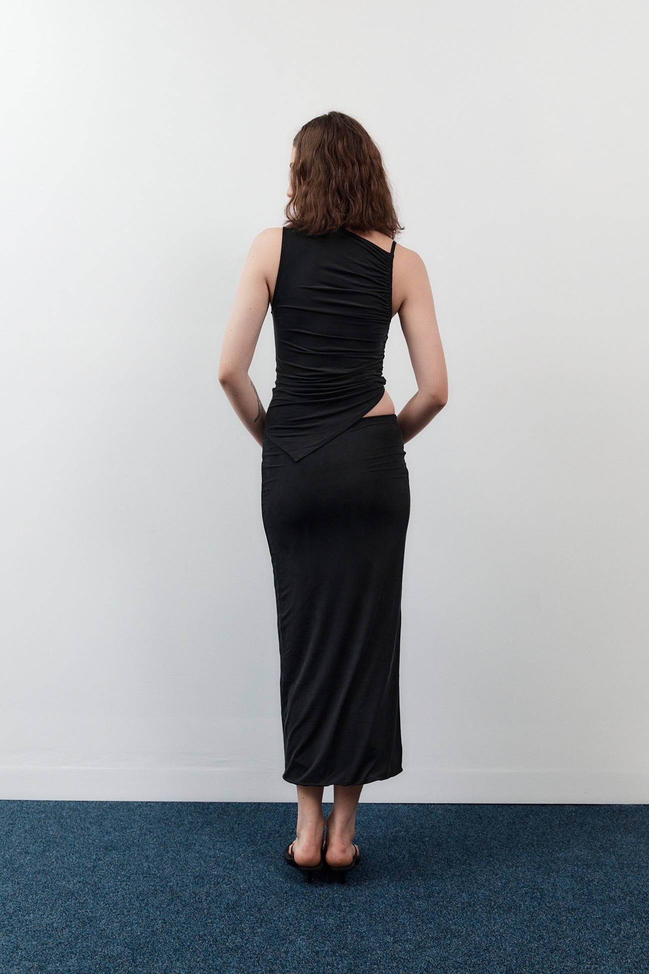 Midi Skirt | Black $329