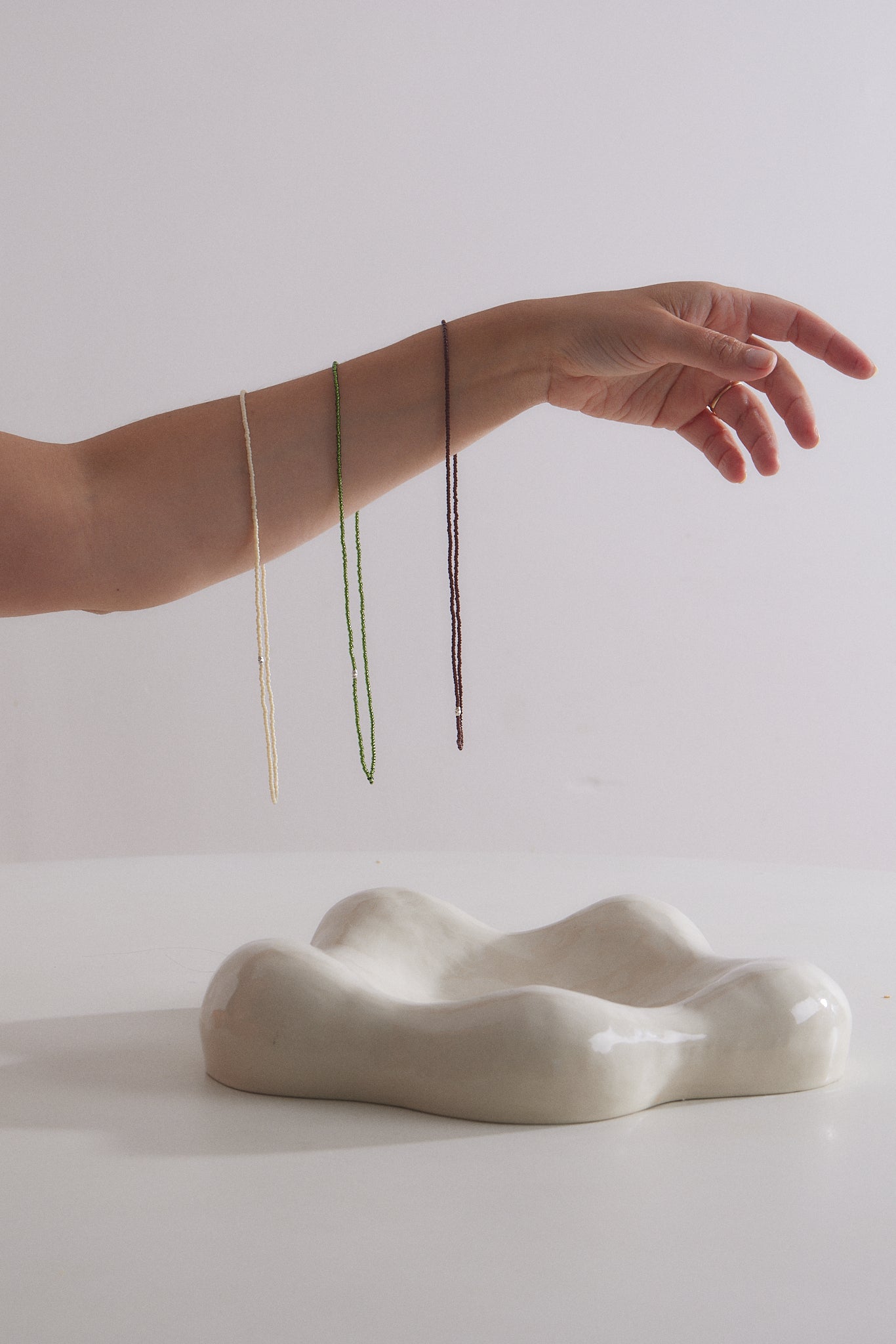 Seed Bead Necklace | Plum $89