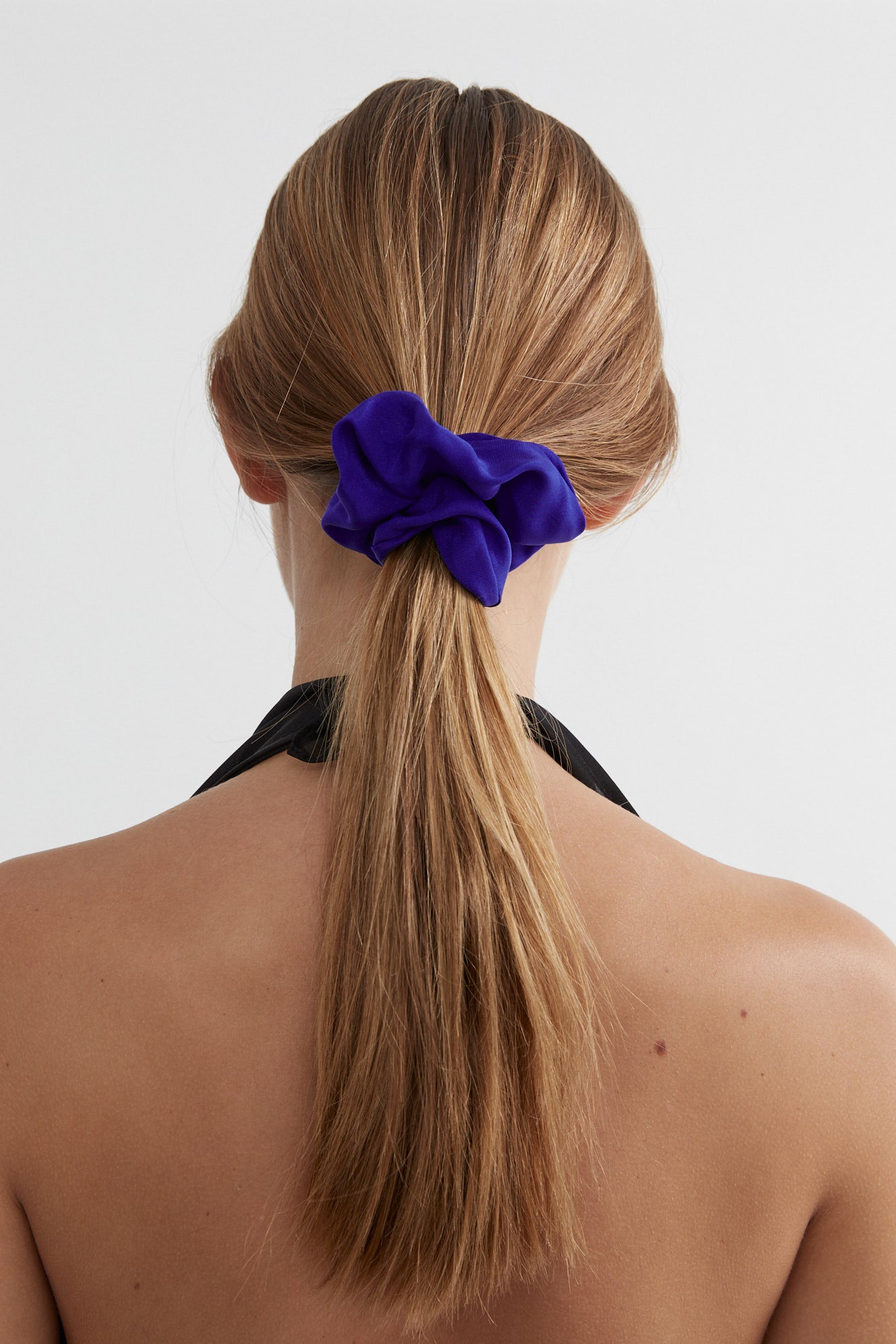 Silk Hair Tie | Blue $40