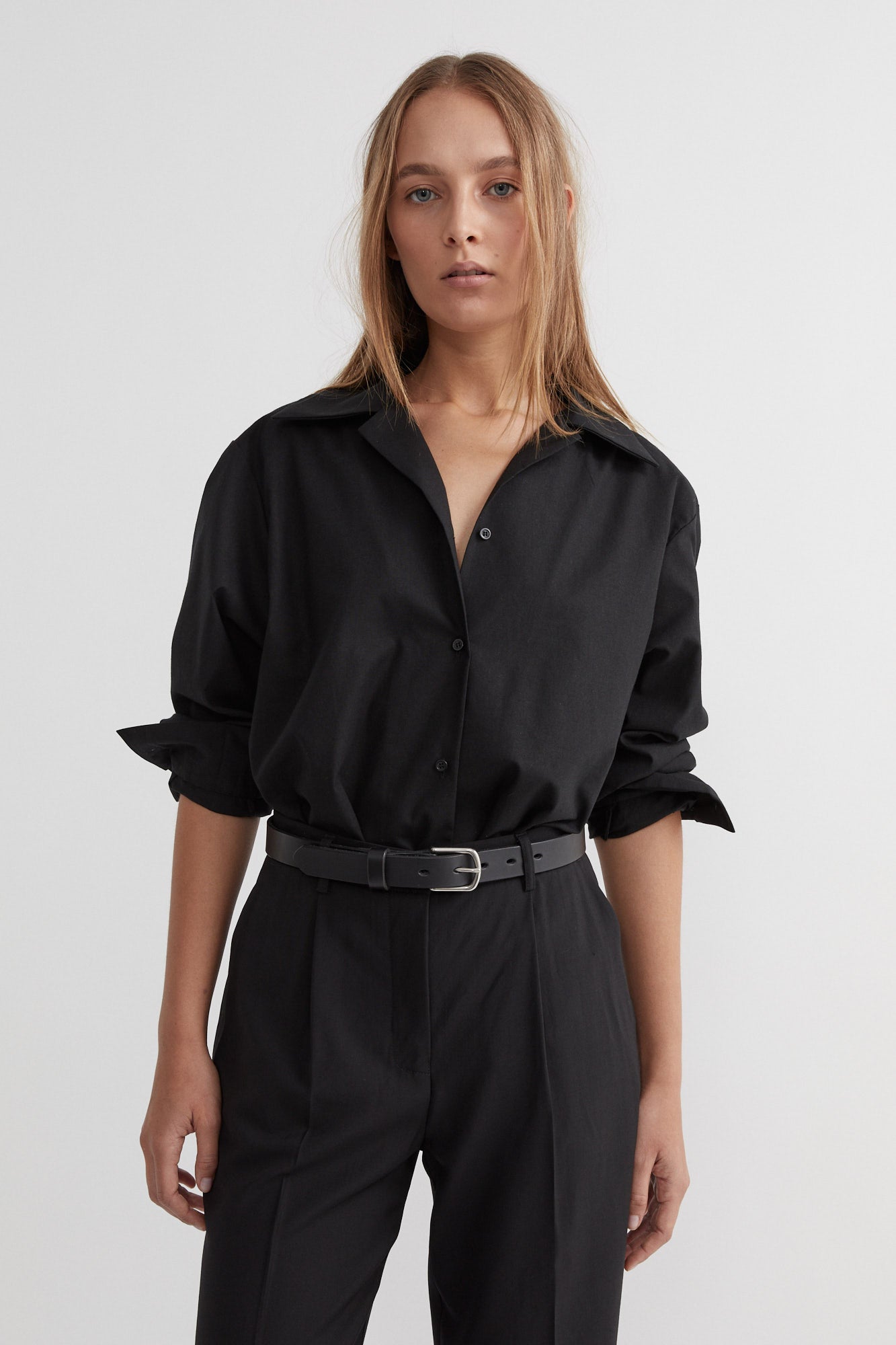 Organic Cotton Shirt | Black $360