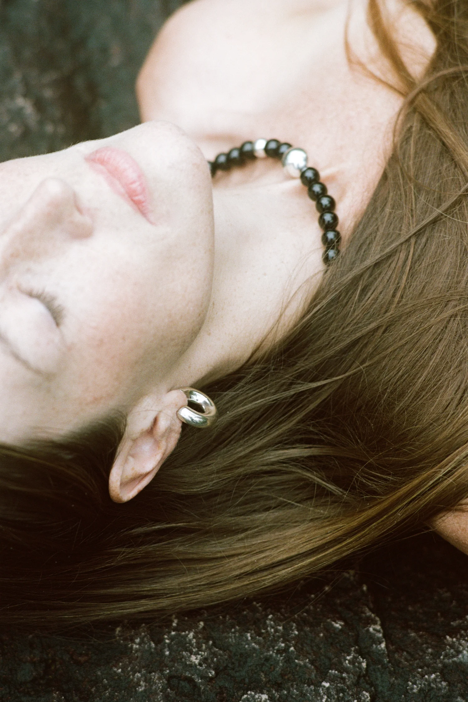 Dylan Necklace | Black Agate | $229