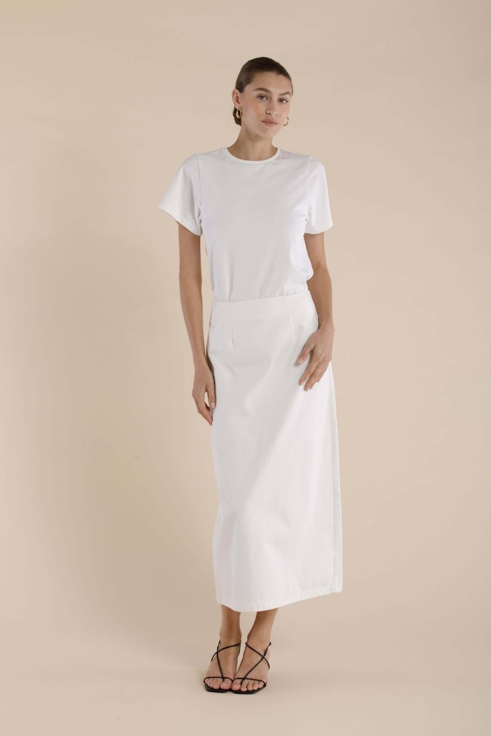 The Giselle Skirt | Natural & Cyprus $300