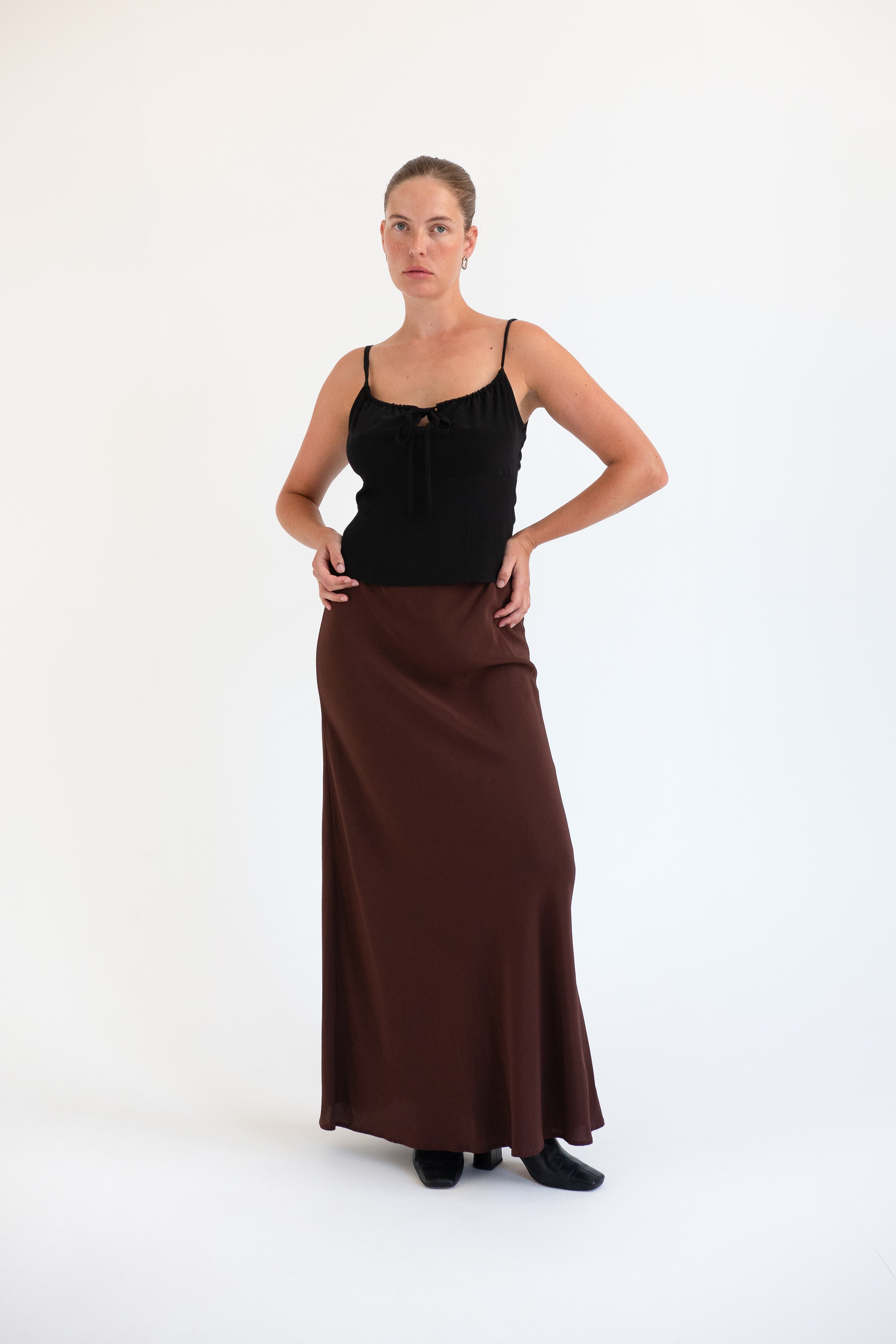 Bias Mid-Length Skirt | Ciocco $289